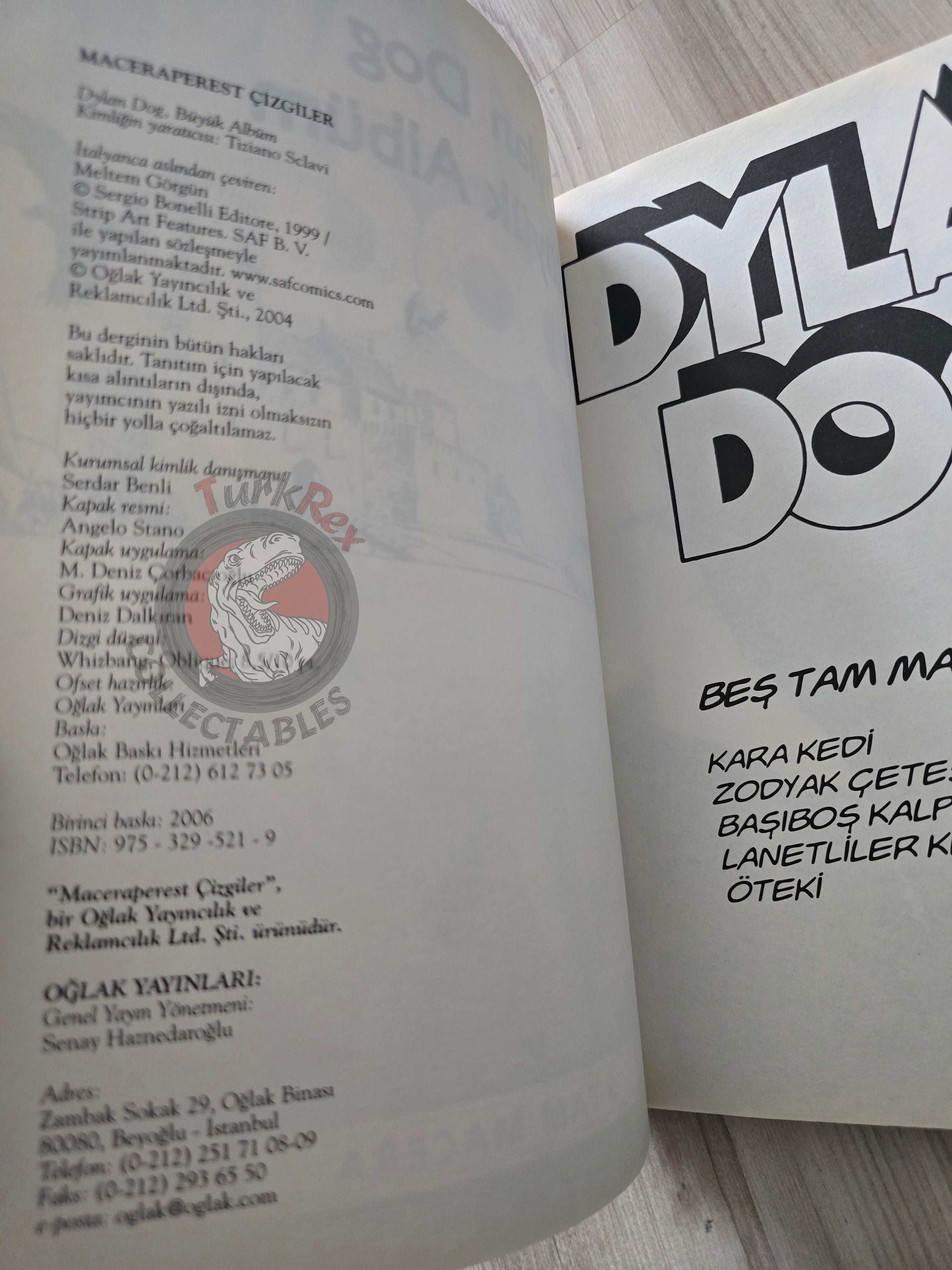 Dylan Dog Gigante #8 2006 Turkish Comic Turkey La banda dello zodiaco