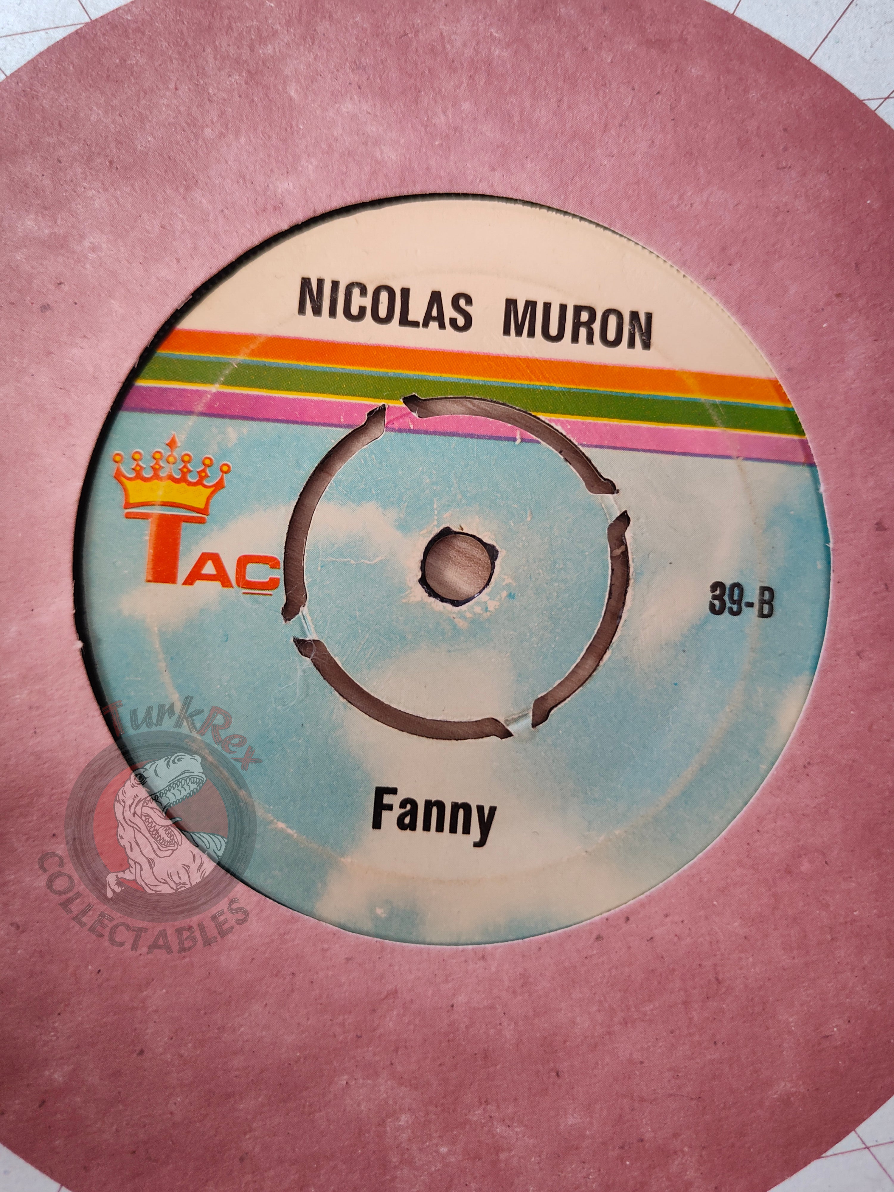 Christine Lamoure / Orchester Nicolas Muron – Ekstase 7" Turkish Pressing Vinyl Turkey Edition