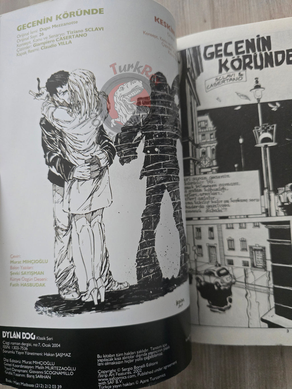 Dylan Dog #7 2004 Turkish Comic Turkey Dopo mezzanotte #26 #27