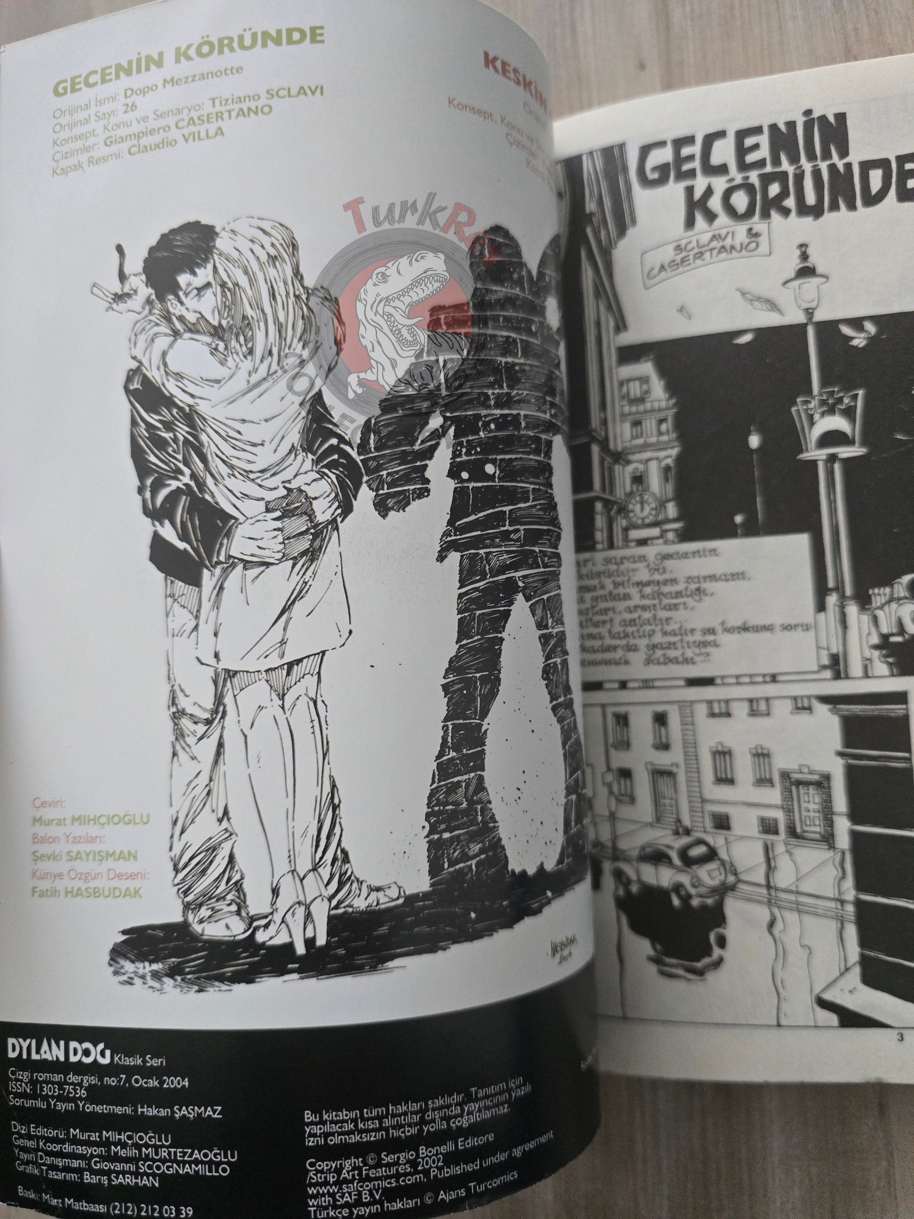 Dylan Dog #7 2004 Turkish Comic Turkey Dopo mezzanotte #26 #27