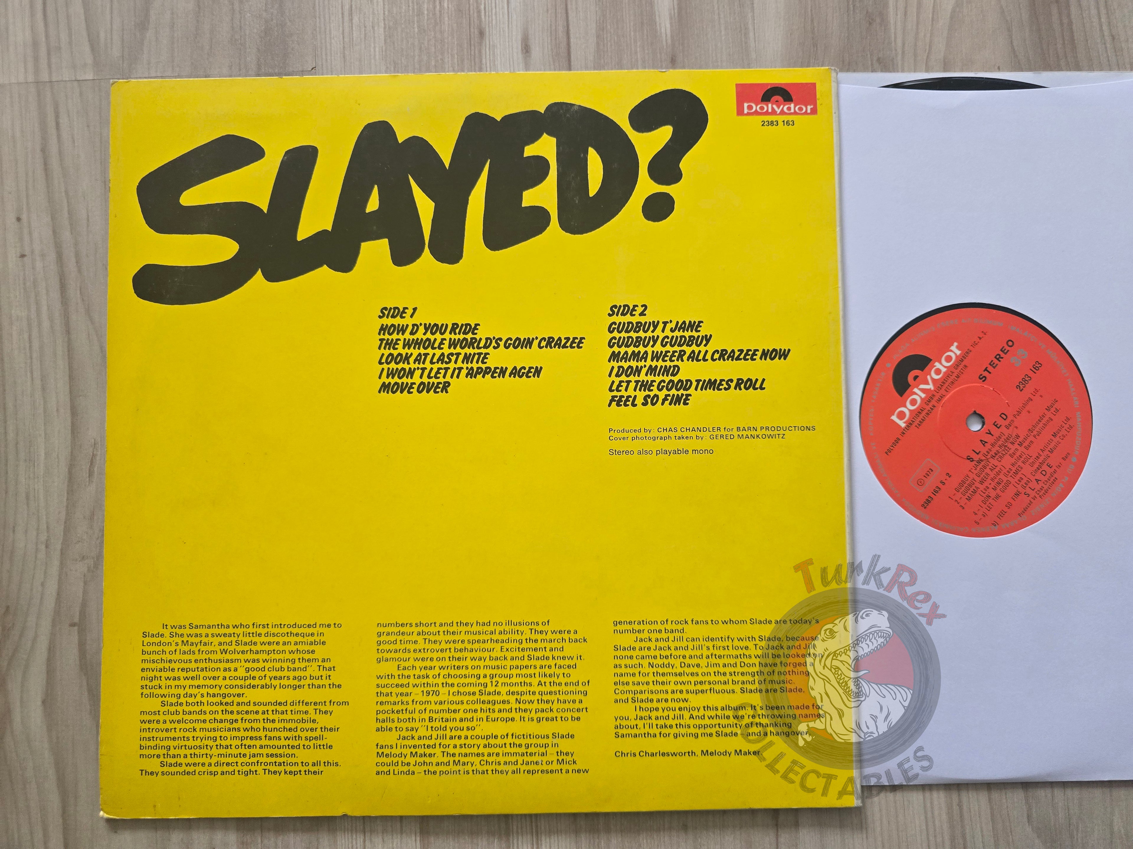 Slade – Slayed? Turkish Pressing Vinyl Turkey Edition