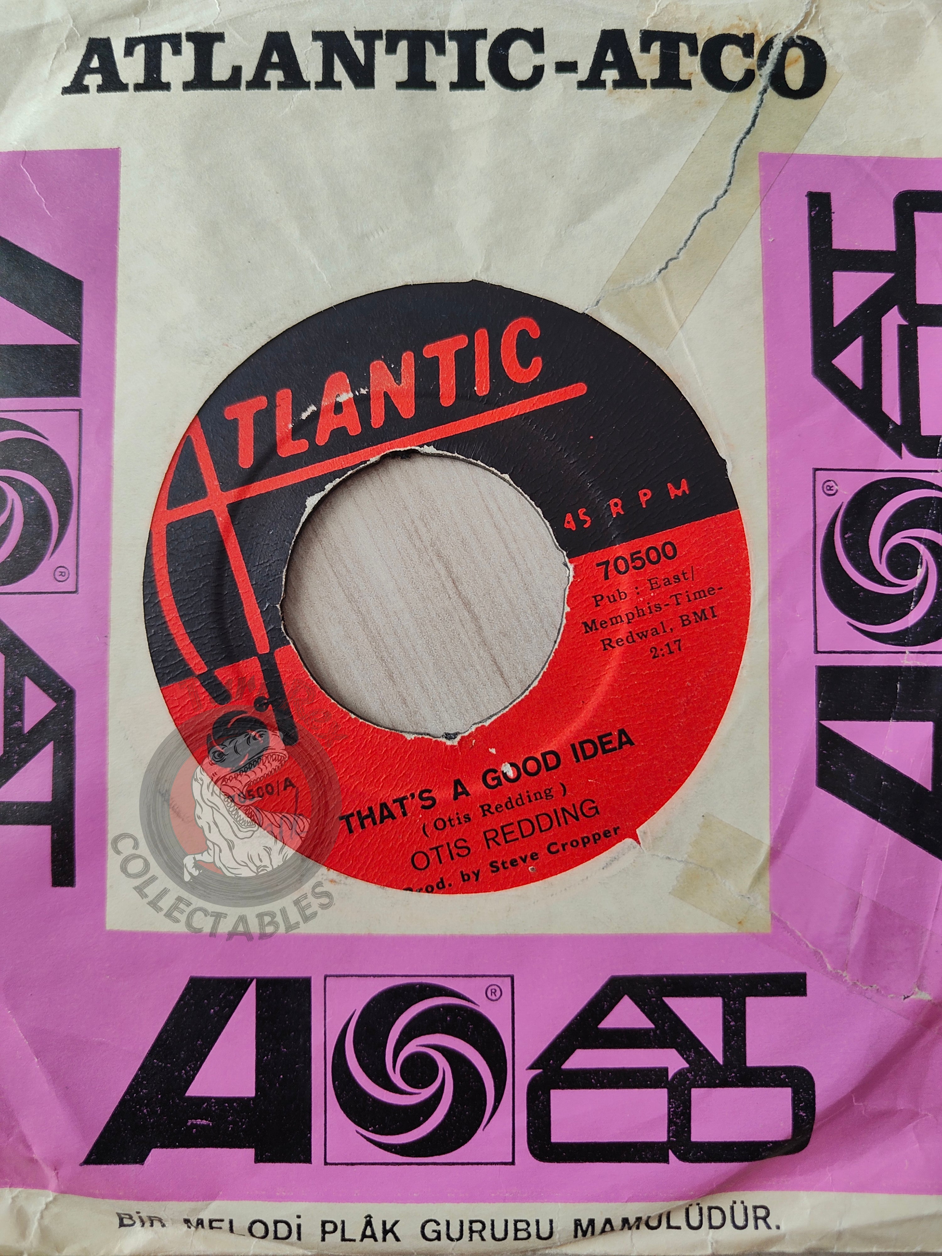 Otis Redding – That's A Good Idea 7" Turkish Pressing Vinyl Turkey Edition