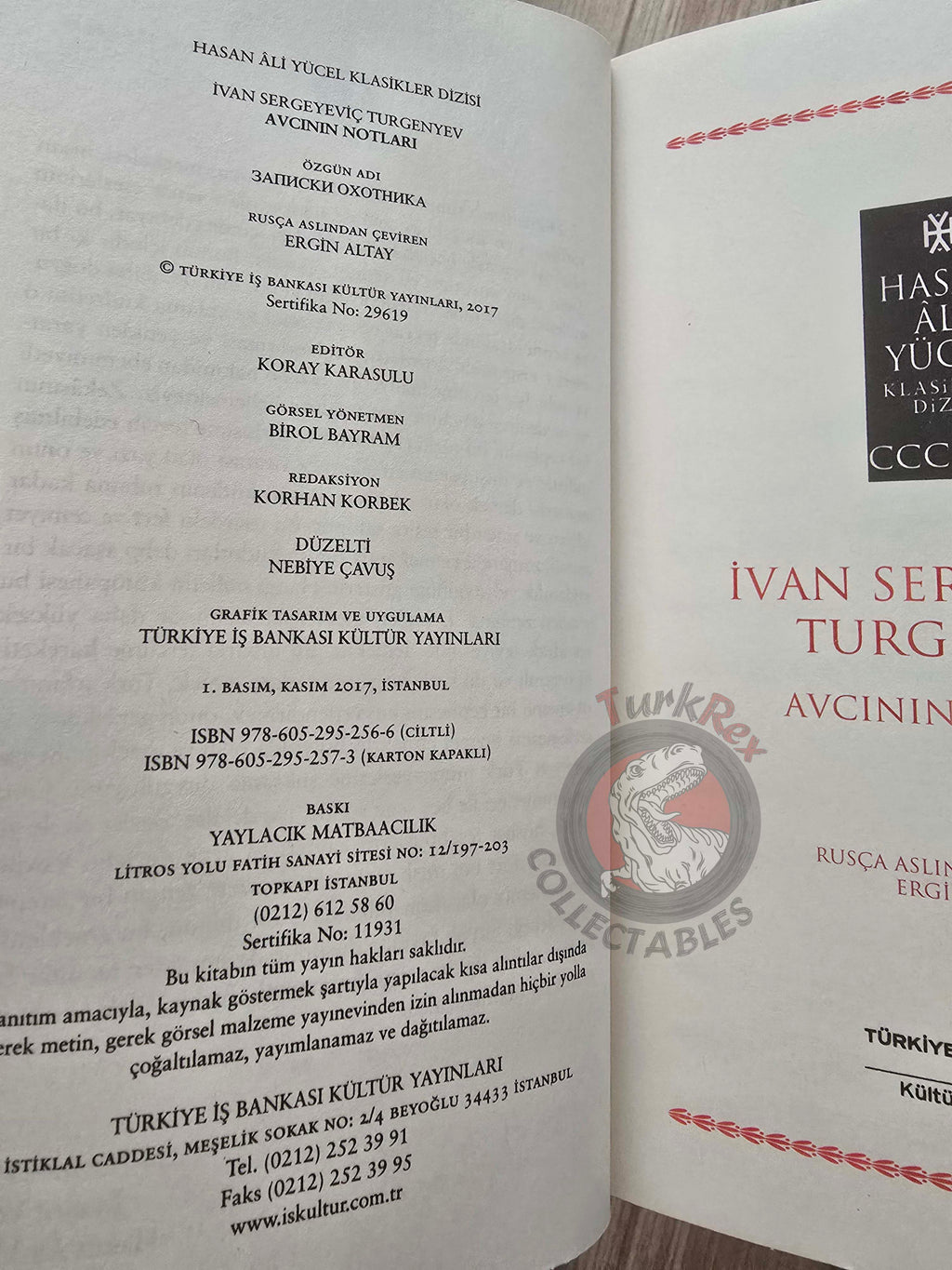Ivan Turgenev – The Hunting Sketches 2017 Turkish Book Turkey