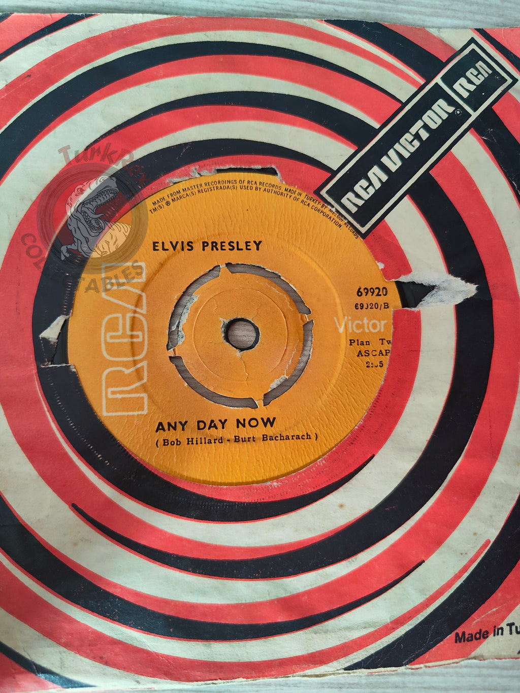 Elvis Presley – In The Ghetto 7" Turkish Pressing Vinyl Turkey Edition 2