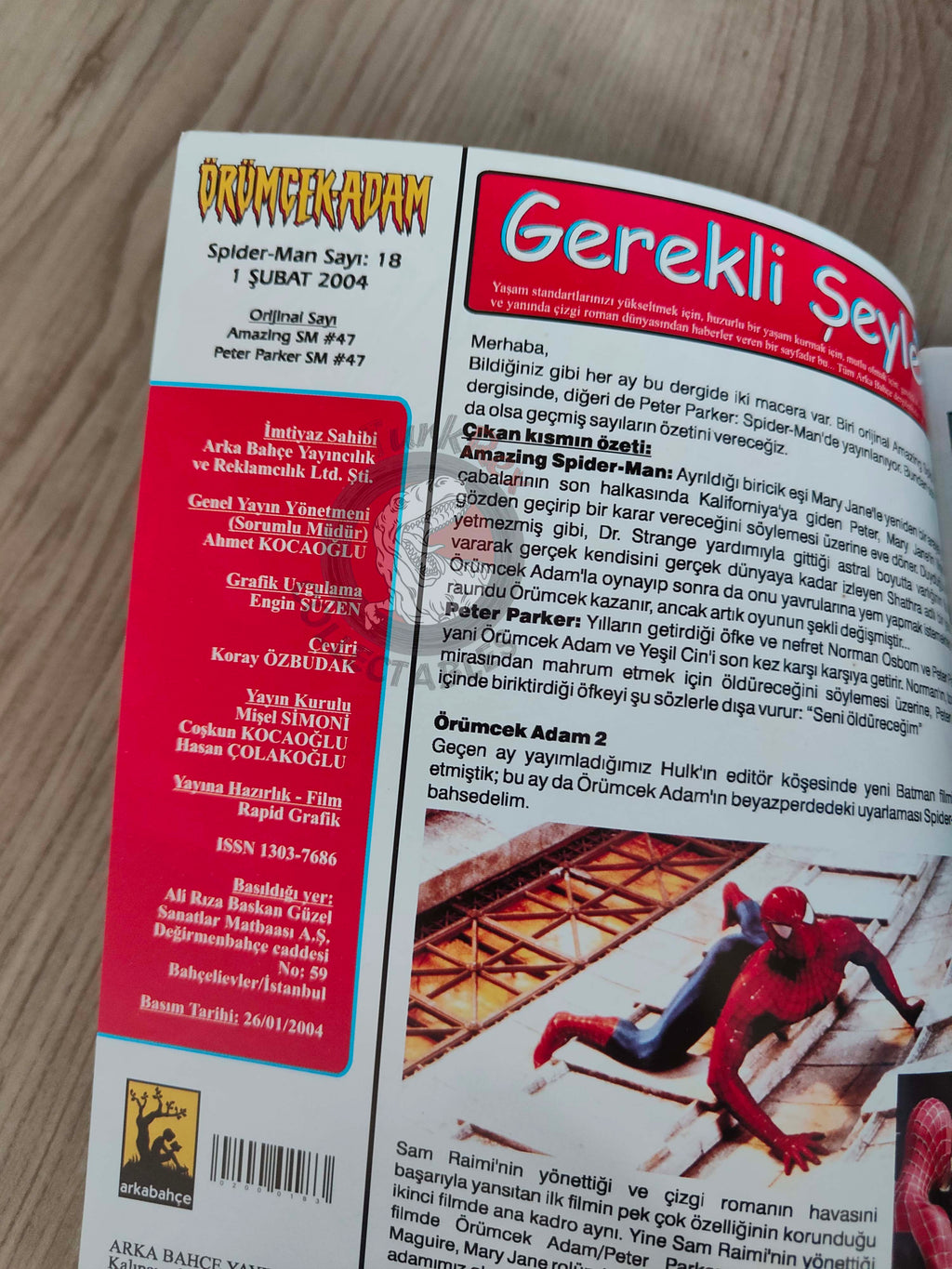 Spider-Man #18 2004 Turkish Comic Turkey The Amazing #47 Peter Parker #47
