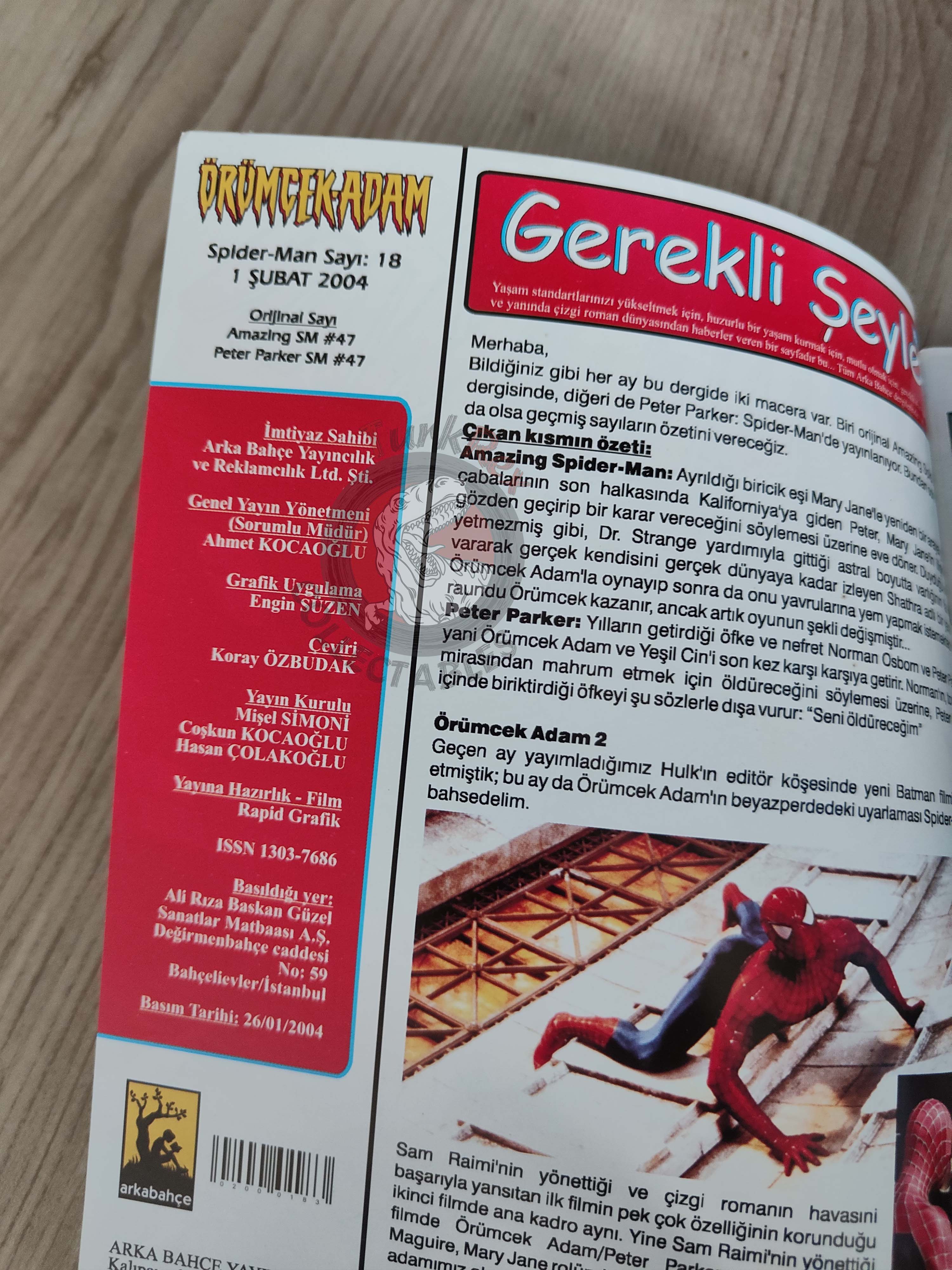 Spider-Man #18 2004 Turkish Comic Turkey The Amazing #47 Peter Parker #47