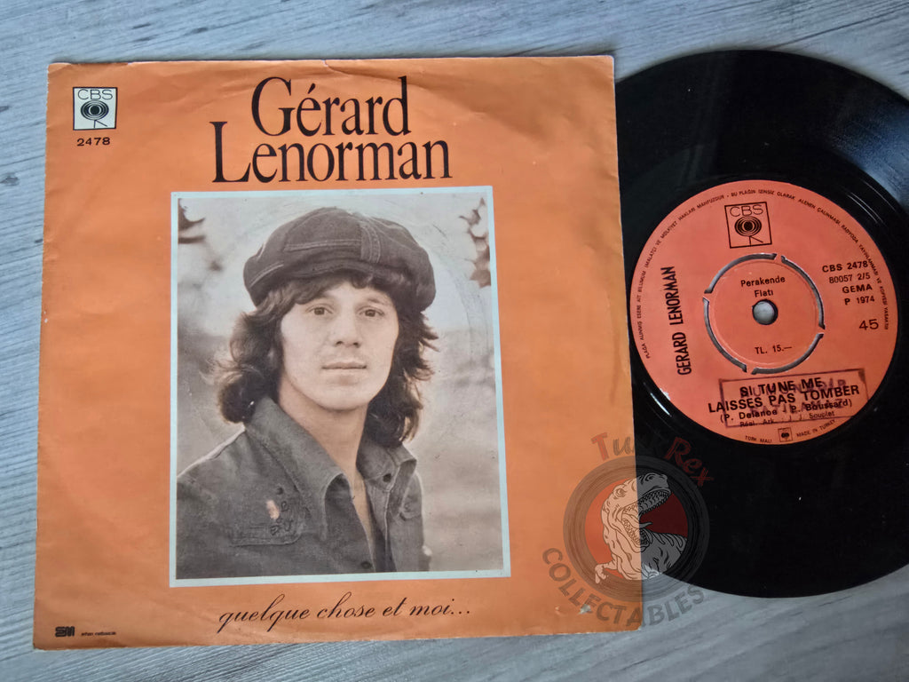 Gérard Lenorman – Quelque Chose Et Moi 7" Turkish Pressing Vinyl Turkey Edition Promo