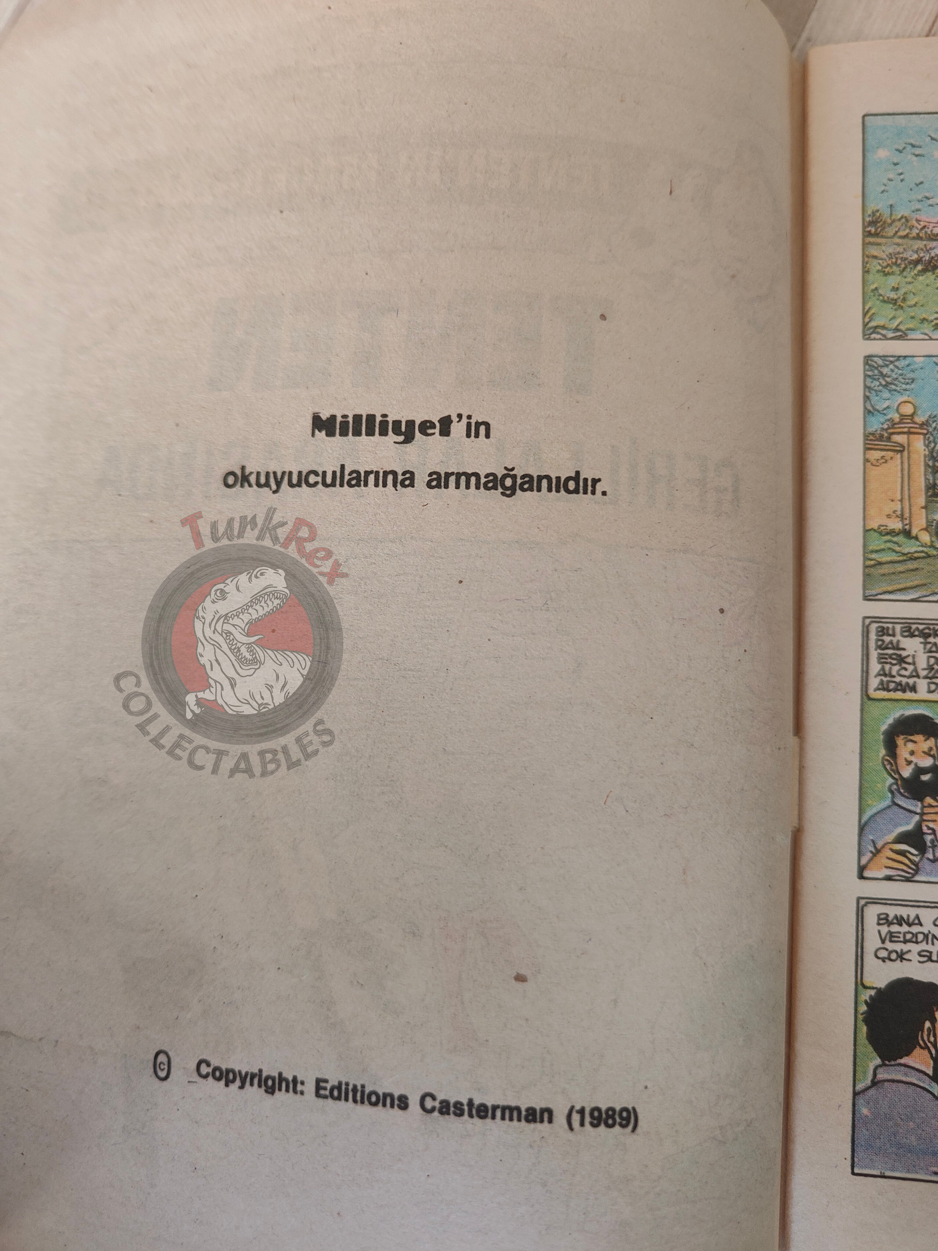 Tintin – Tintin And The Picaros 1989 Turkish Edition Comic Turkey