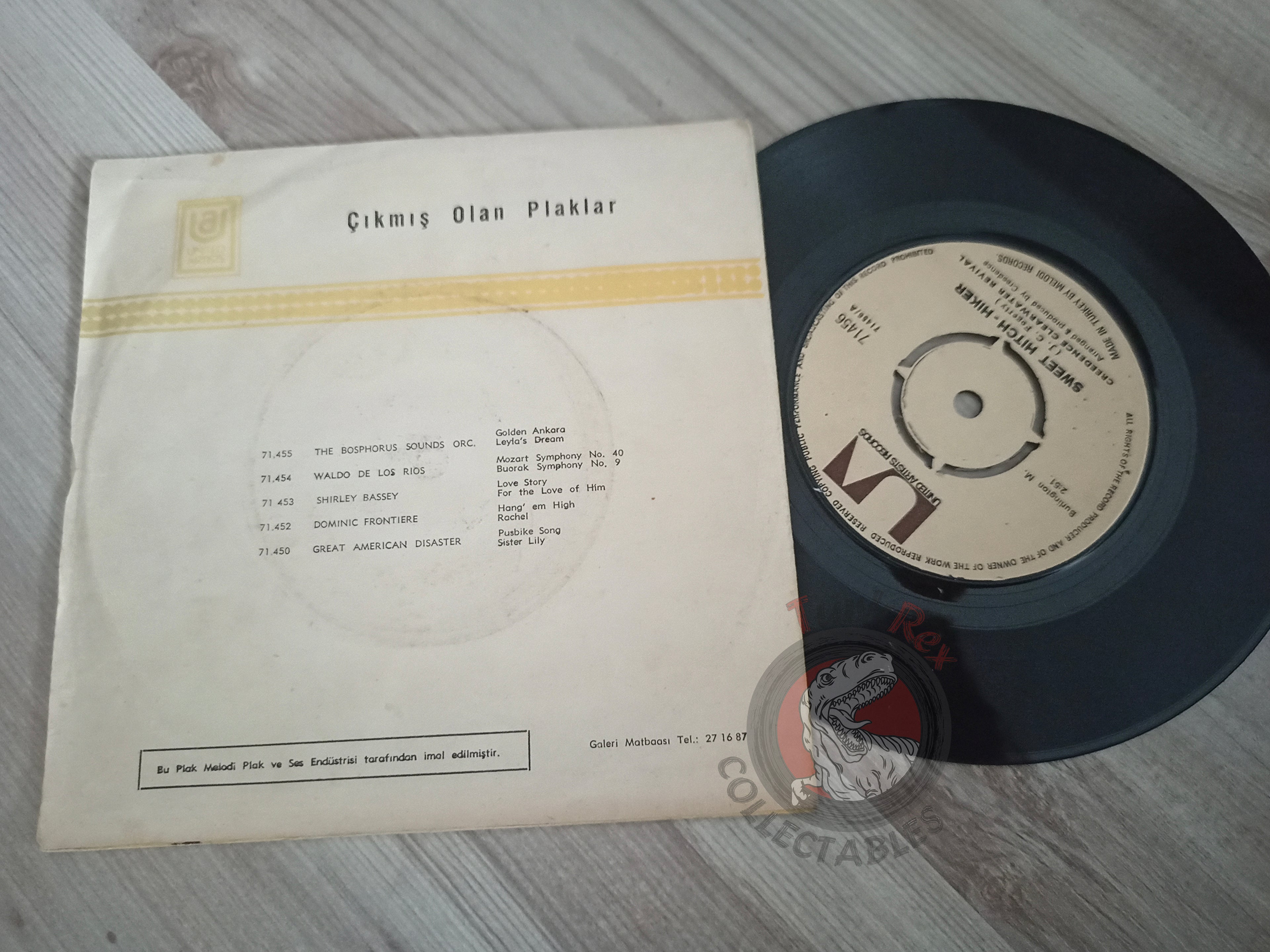 Creedence Clearwater Revival – Sweet Hitch-Hiker 7" Turkish Pressing Vinyl Turkey Edition