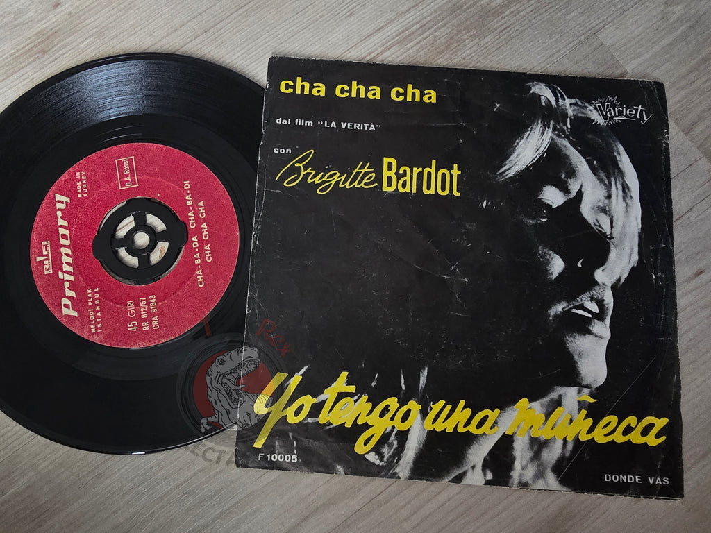 Michelino E Il Suo Complesso – Brigitte Bardot / Cha-Ba-Da Cha-Ba-Di 7" Turkish Pressing Vinyl Turkey Edition