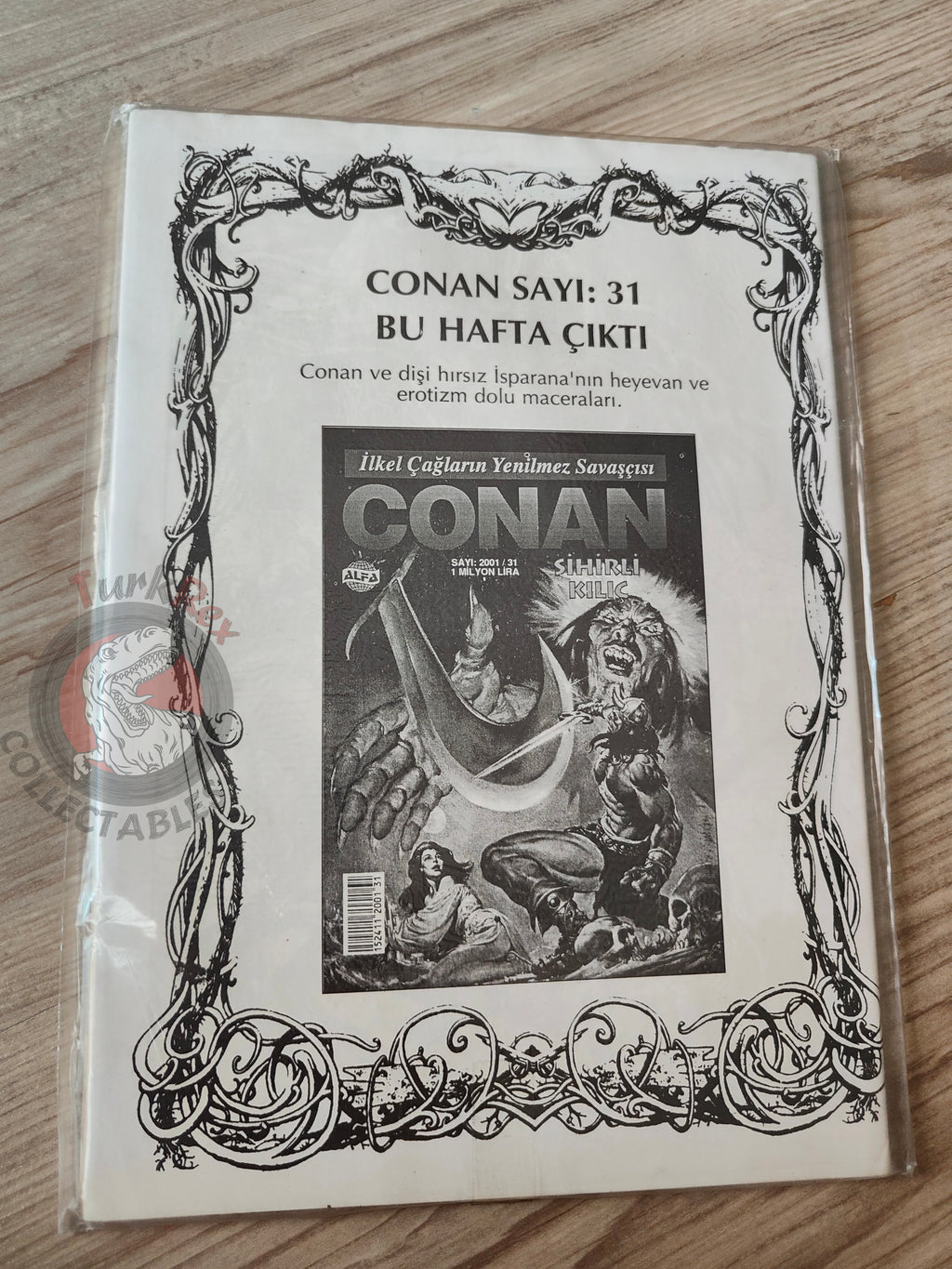 Imparator Conan #9 Conan the King #50 Turkish Comic Turkey Frank Frazetta