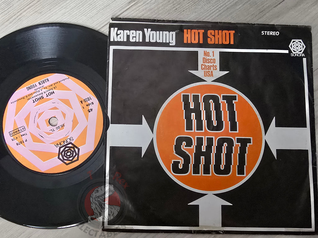 Karen Young – Hot Shot 7" Turkish Pressing Vinyl Turkey Edition