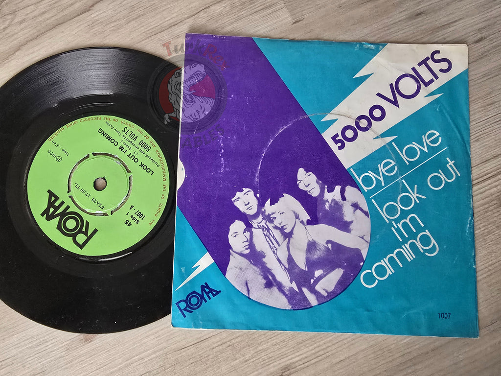 5000 Volts – I'm On Fire 7" Turkish Pressing Vinyl Turkey Edition