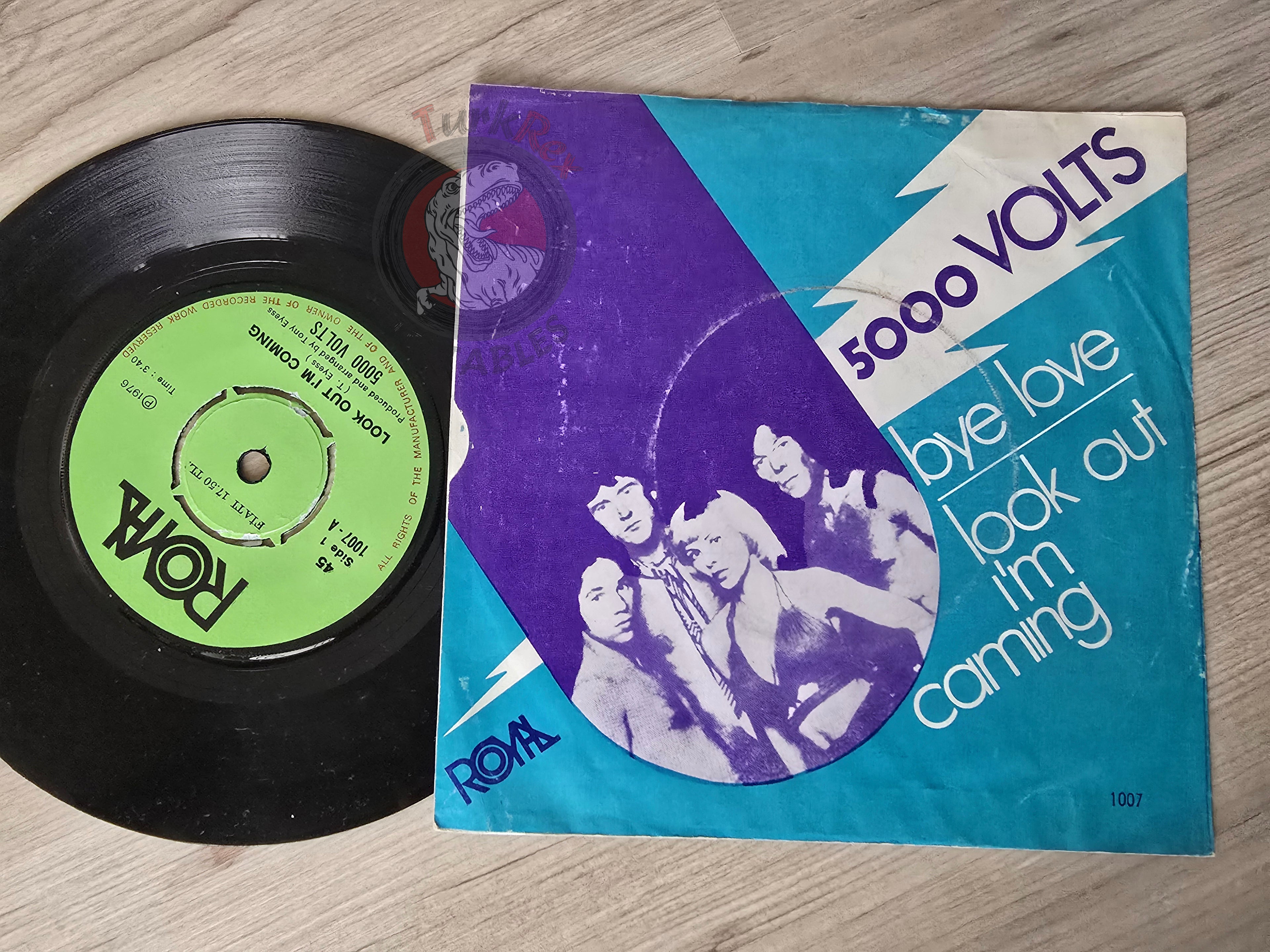 5000 Volts – I'm On Fire 7" Turkish Pressing Vinyl Turkey Edition