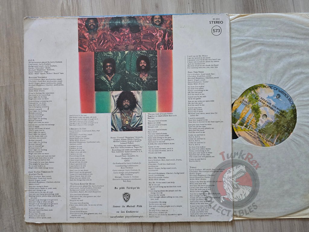 Graham Central Station – Release Yourself  Turkish Pressing Vinyl Turkey Edition