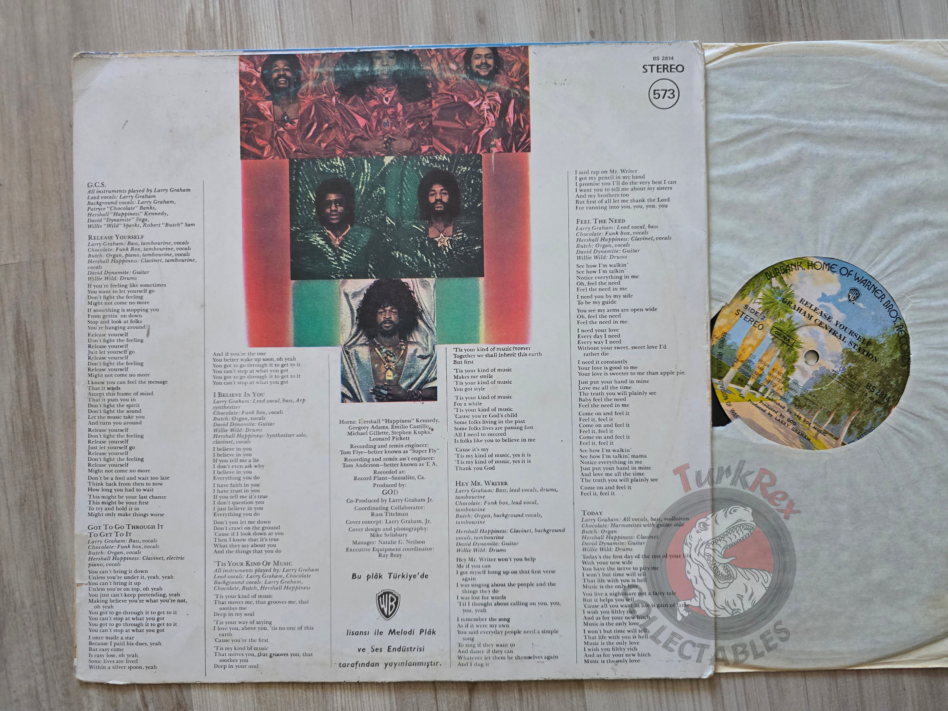 Graham Central Station – Release Yourself  Turkish Pressing Vinyl Turkey Edition