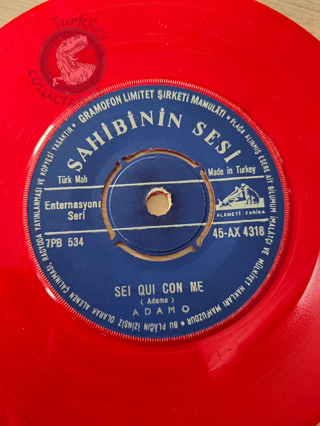 Adamo – Fais-Toi Croque-Mort 7" Red Turkish Pressing Vinyl Turkey Edition
