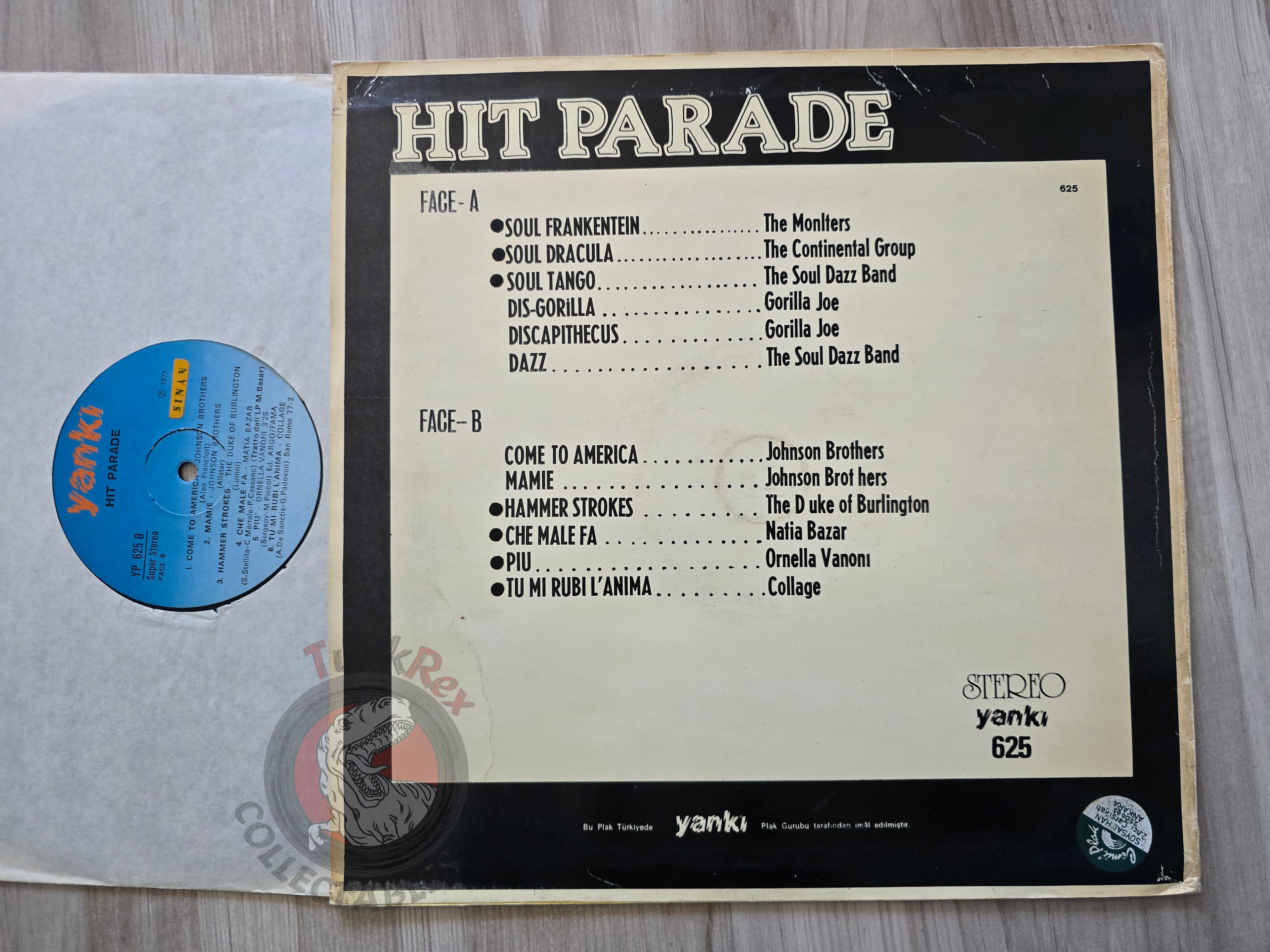Various – Hit Parade Turkish Pressing Vinyl Turkey Edition