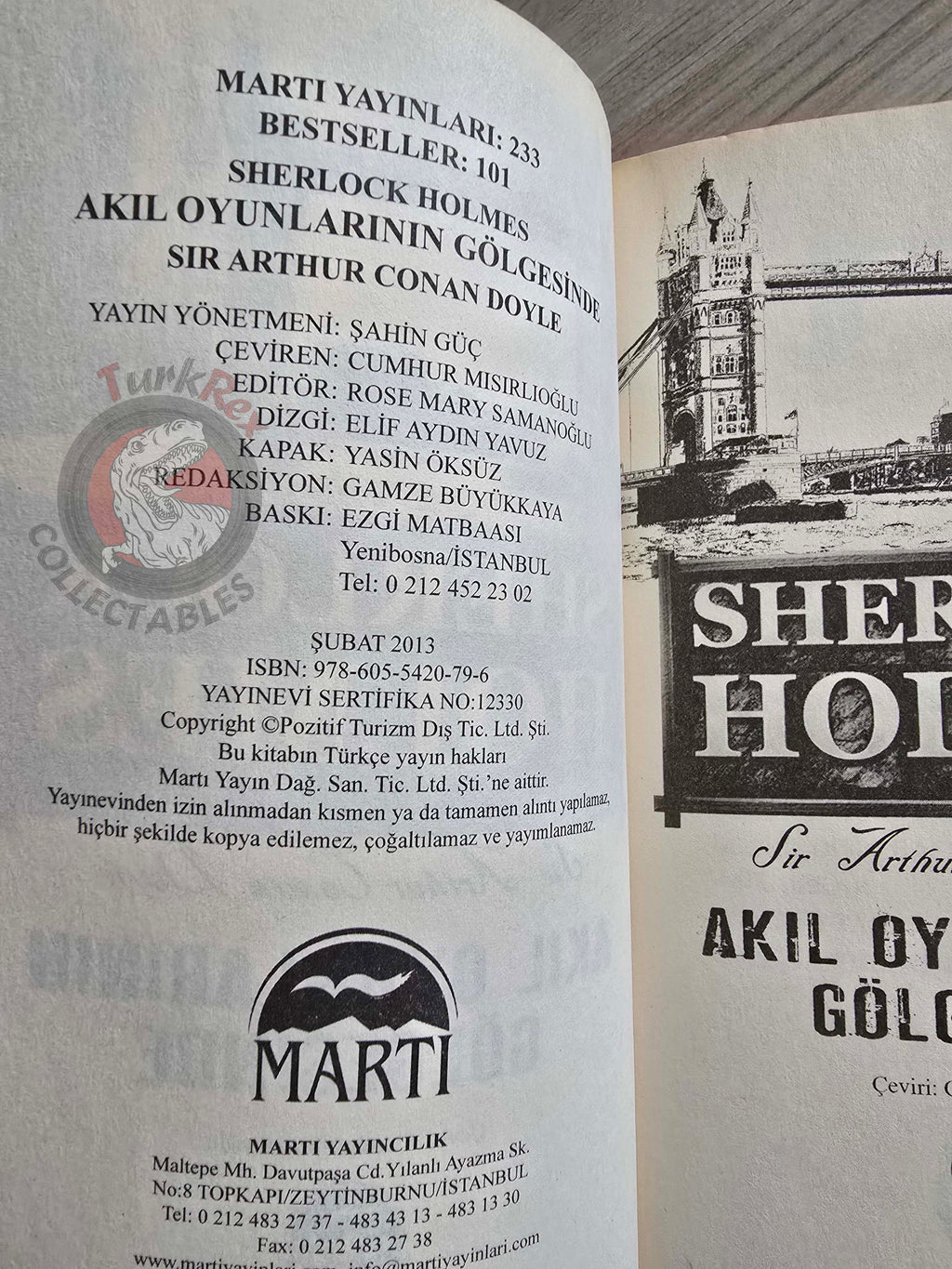 Sir Arthur Conan Doyle – The Adventures of Sherlock Holmes 1 Turkish Book Turkey