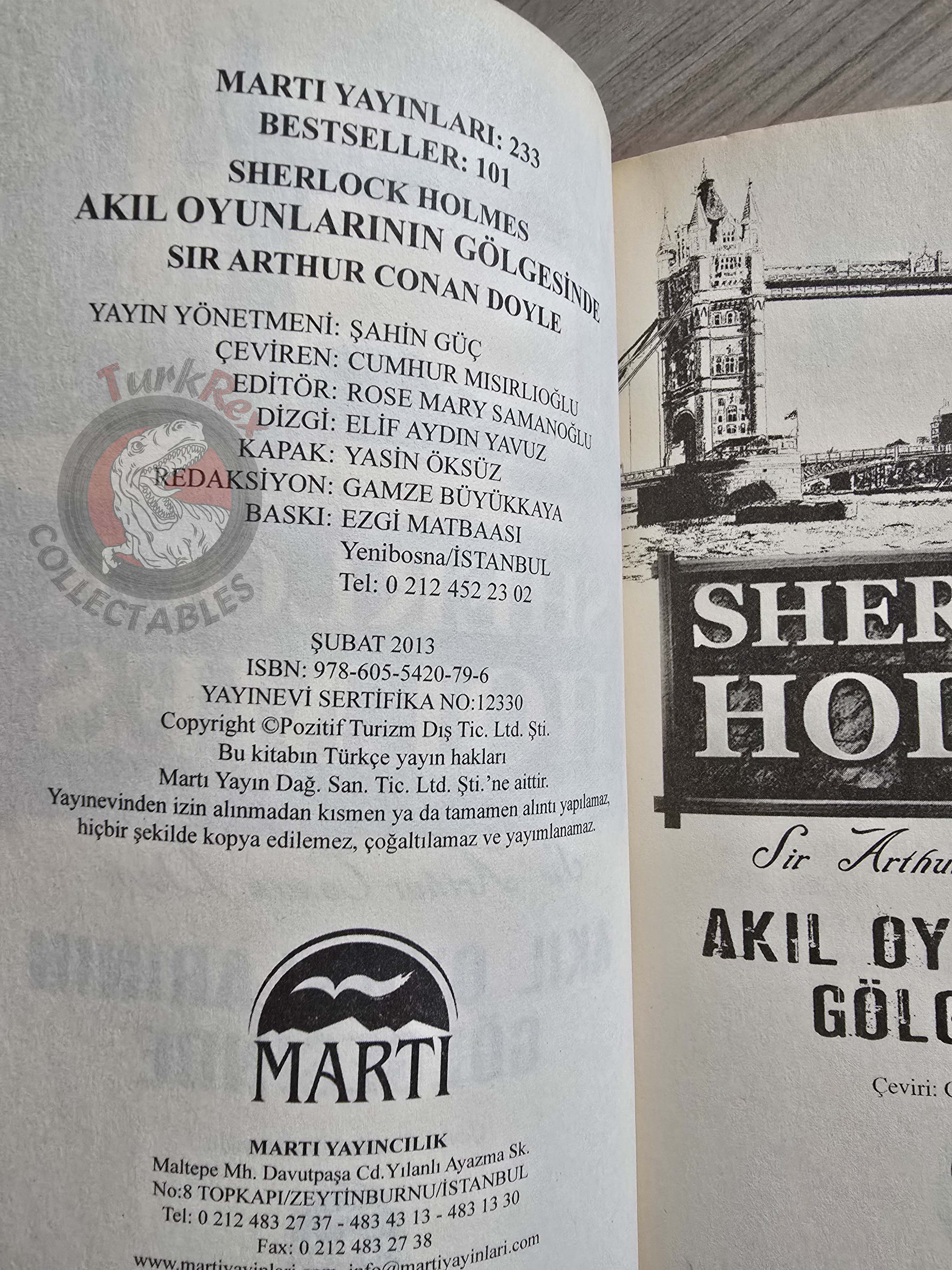 Sir Arthur Conan Doyle – The Adventures of Sherlock Holmes 1 Turkish Book Turkey