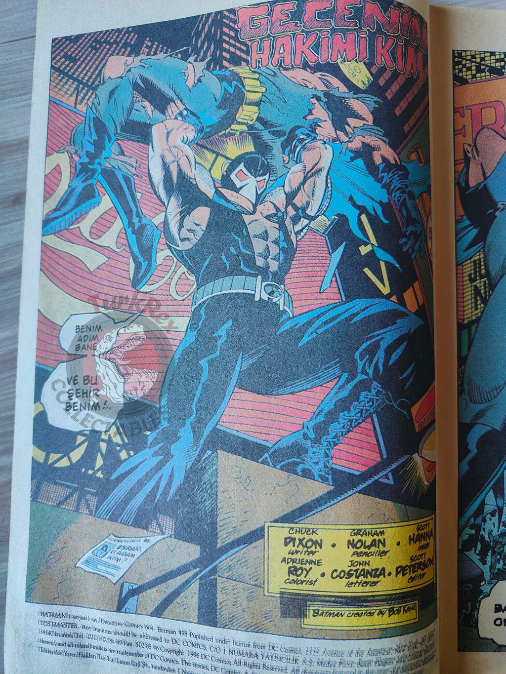 Batman: Knightfall #1 1996 Turkish Comic Turkey