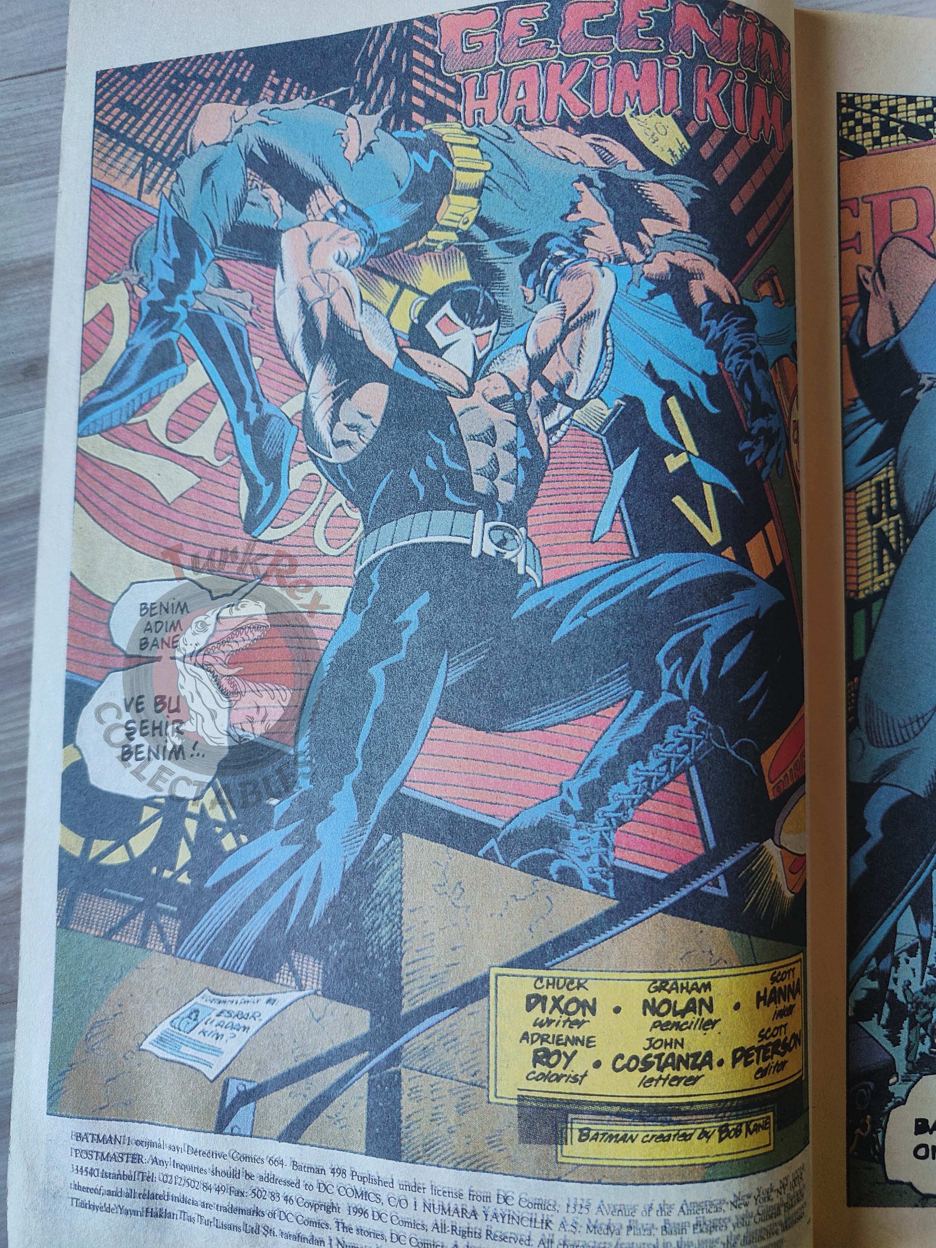 Batman: Knightfall #1 1996 Turkish Comic Turkey