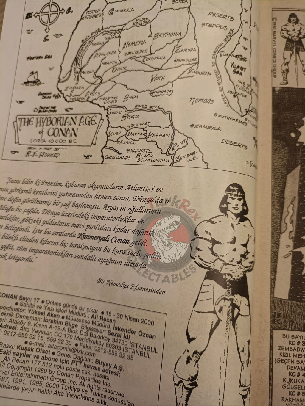 Kral Conan #18 King Conan #3 #4 #5 Turkish Comic Turkey SSOC #12