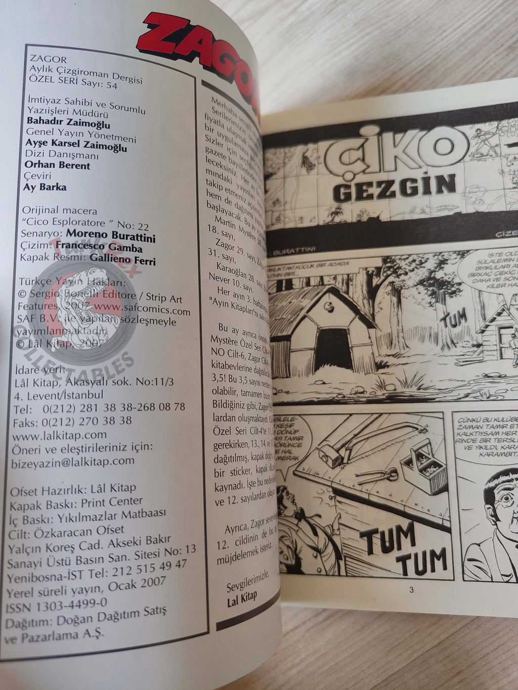 Zagor Cico #54 2007 Cico Esploratore Turkish Comic Turkey #22