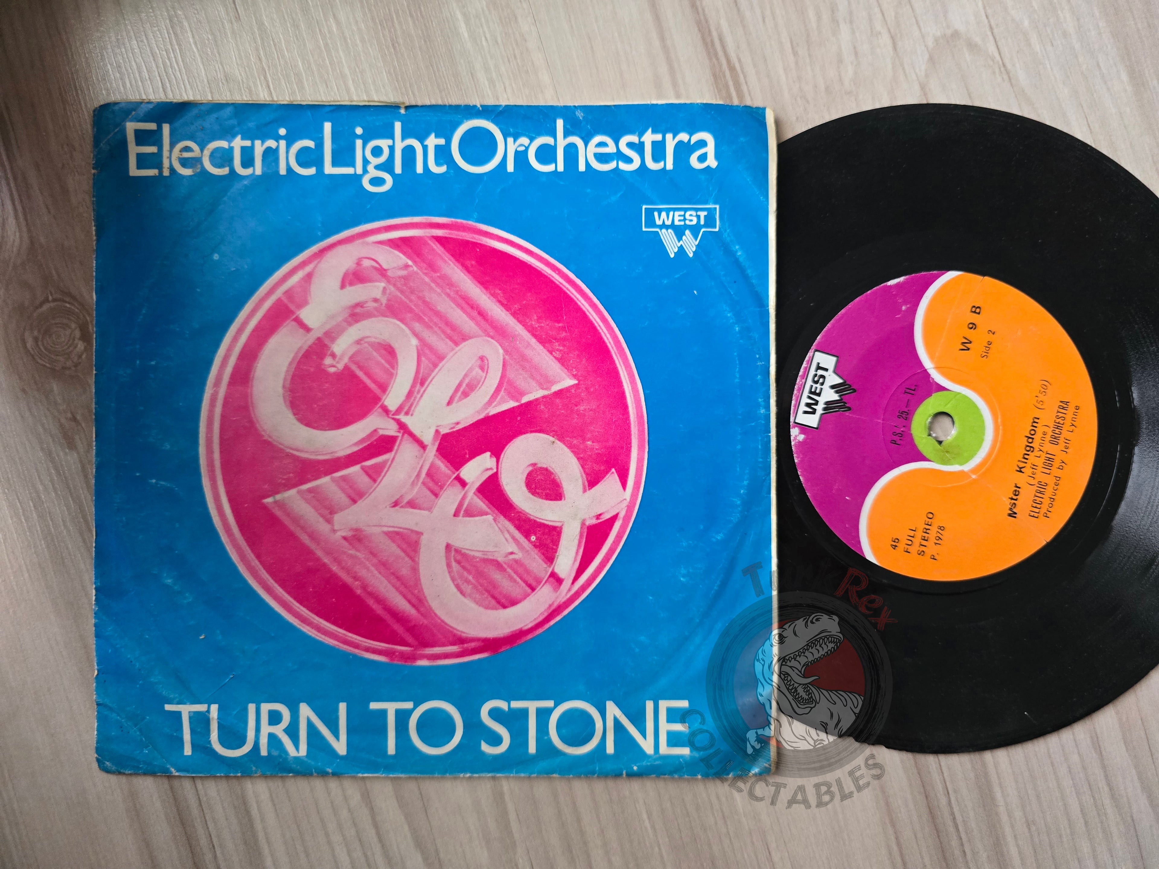 Electric Light Orchestra – Turn To Stone 7" Turkish Pressing Vinyl Turkey Edition