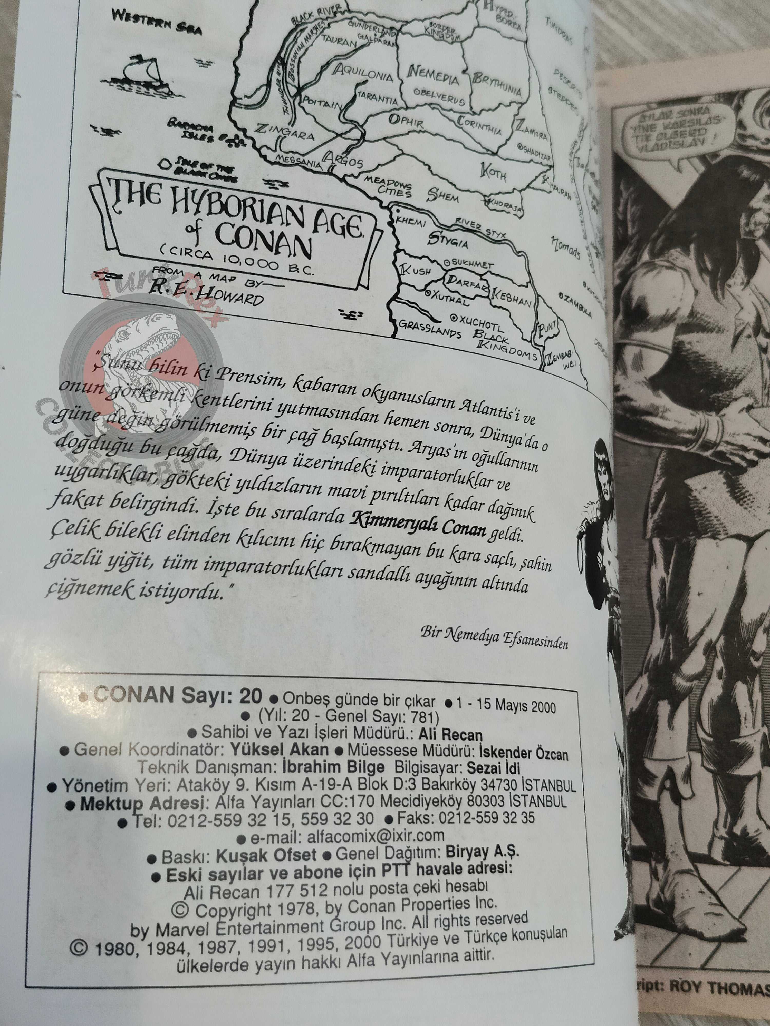 Conan #19 The Savage Sword of Conan #32 Turkish Comic Turkey