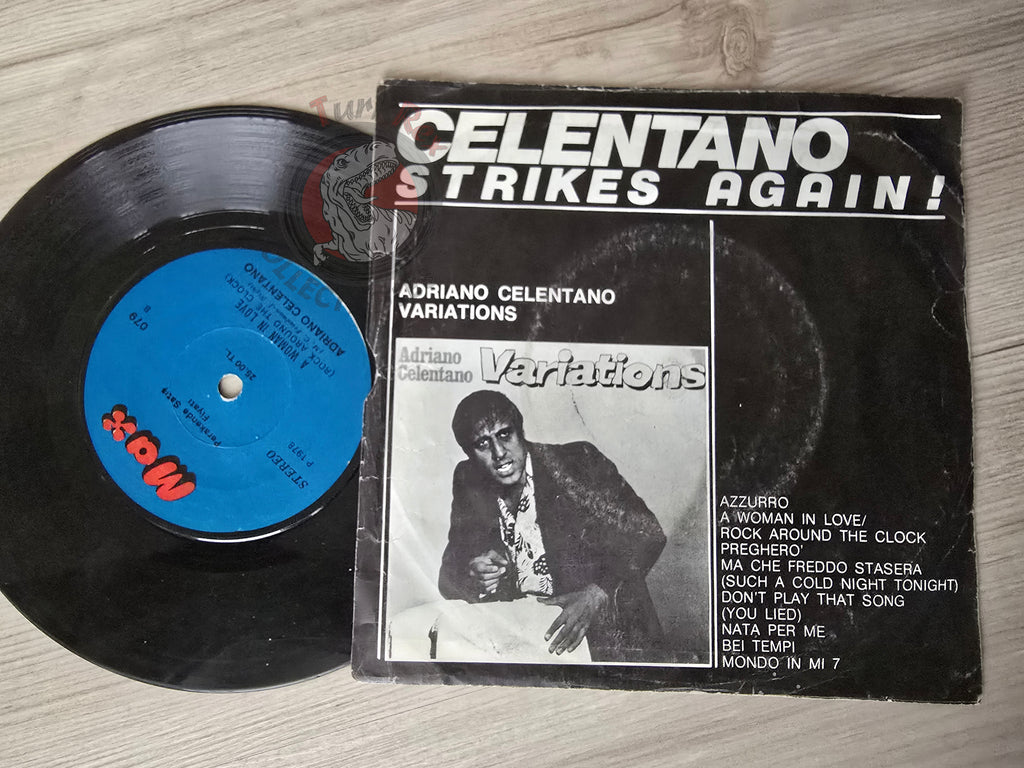 Adriano Celentano –  Don't Play That Song 7" Turkish Pressing Vinyl Turkey Edition