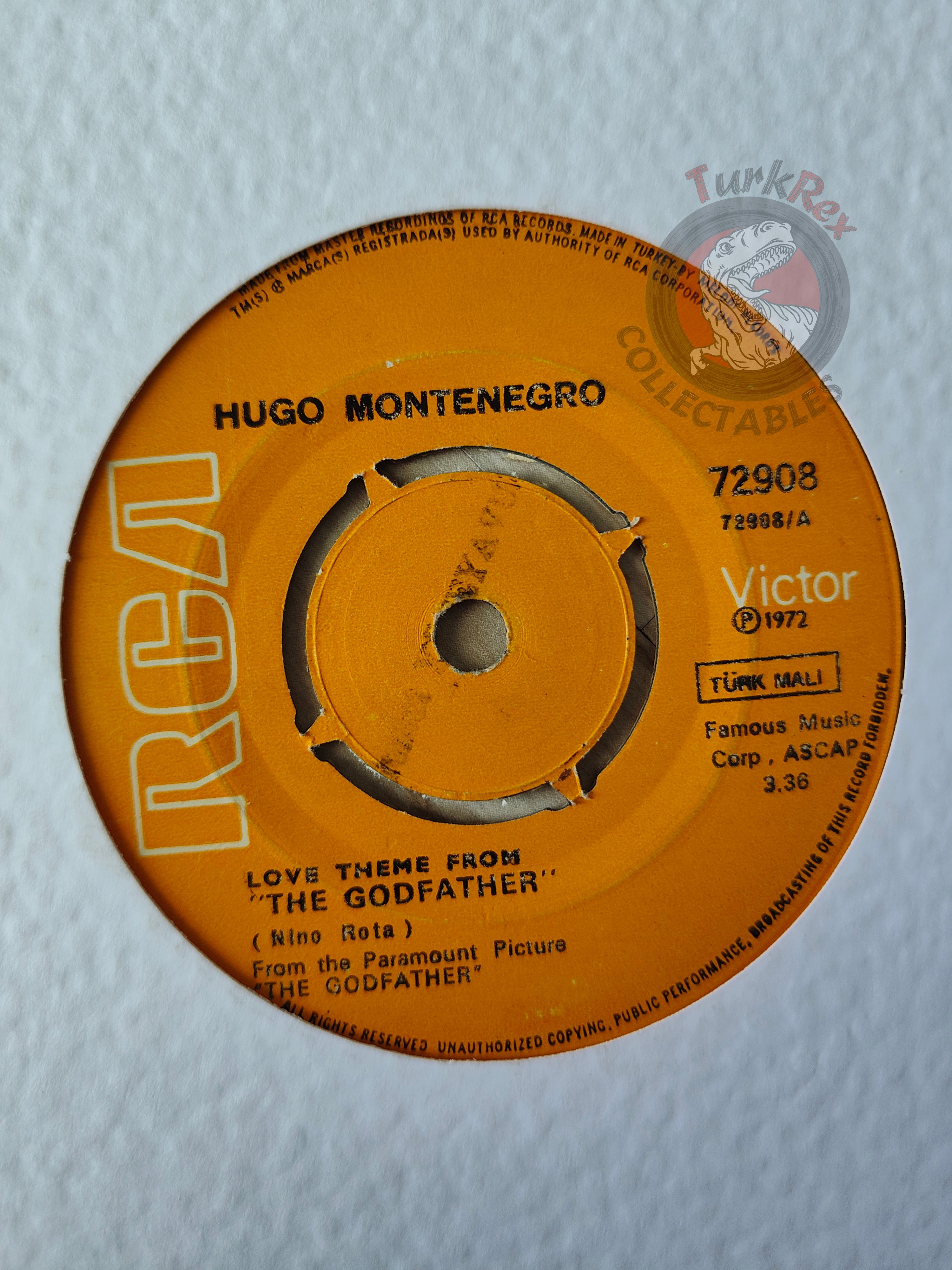 Hugo Montenegro Orchestra – Love Theme From "The Godfather" 7" Turkish Pressing Vinyl Turkey Edition