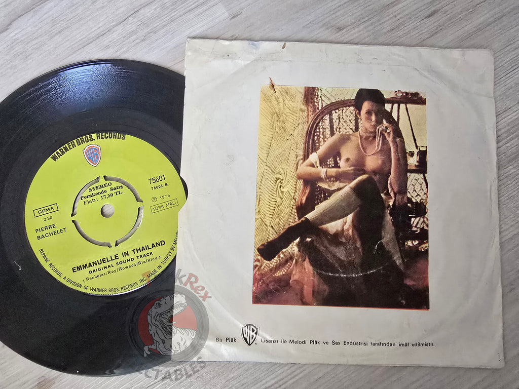 Emmanuelle OST - Pierre Bachelet 7" Turkish Pressing Vinyl Turkey Edition