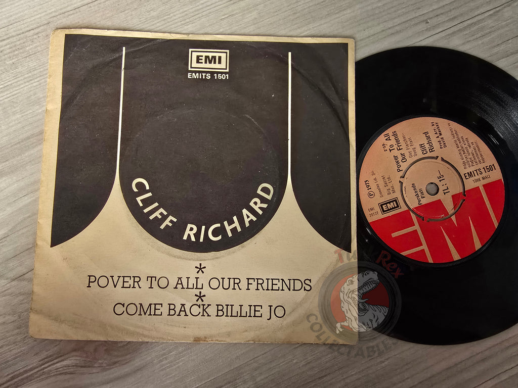 Cliff Richard – Power To All Our Friends 7" Turkish Pressing Vinyl Turkey Edition Shadows Eurovision