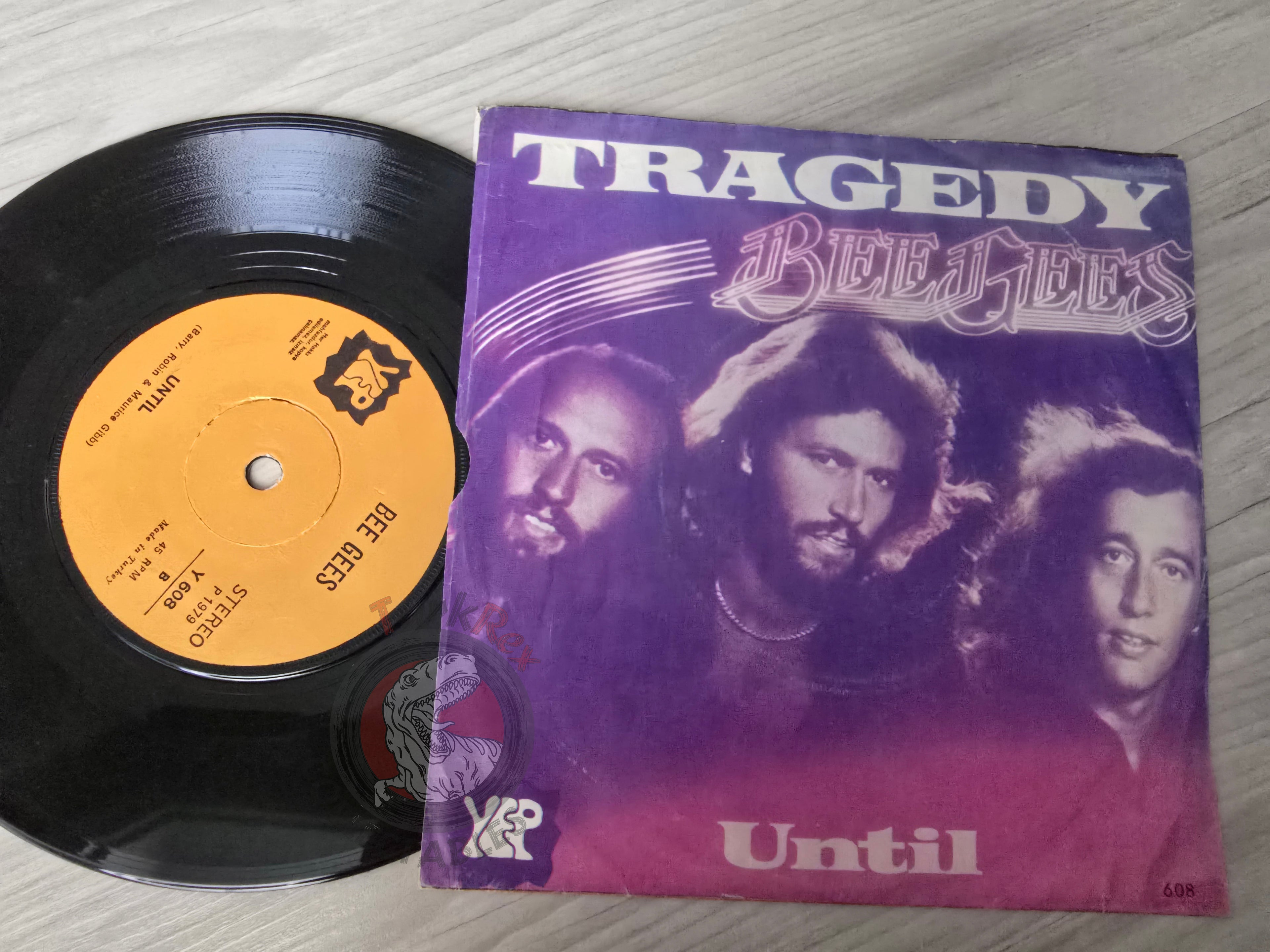 Bee Gees – Tragedy 7" Turkish Pressing Vinyl Turkey Edition