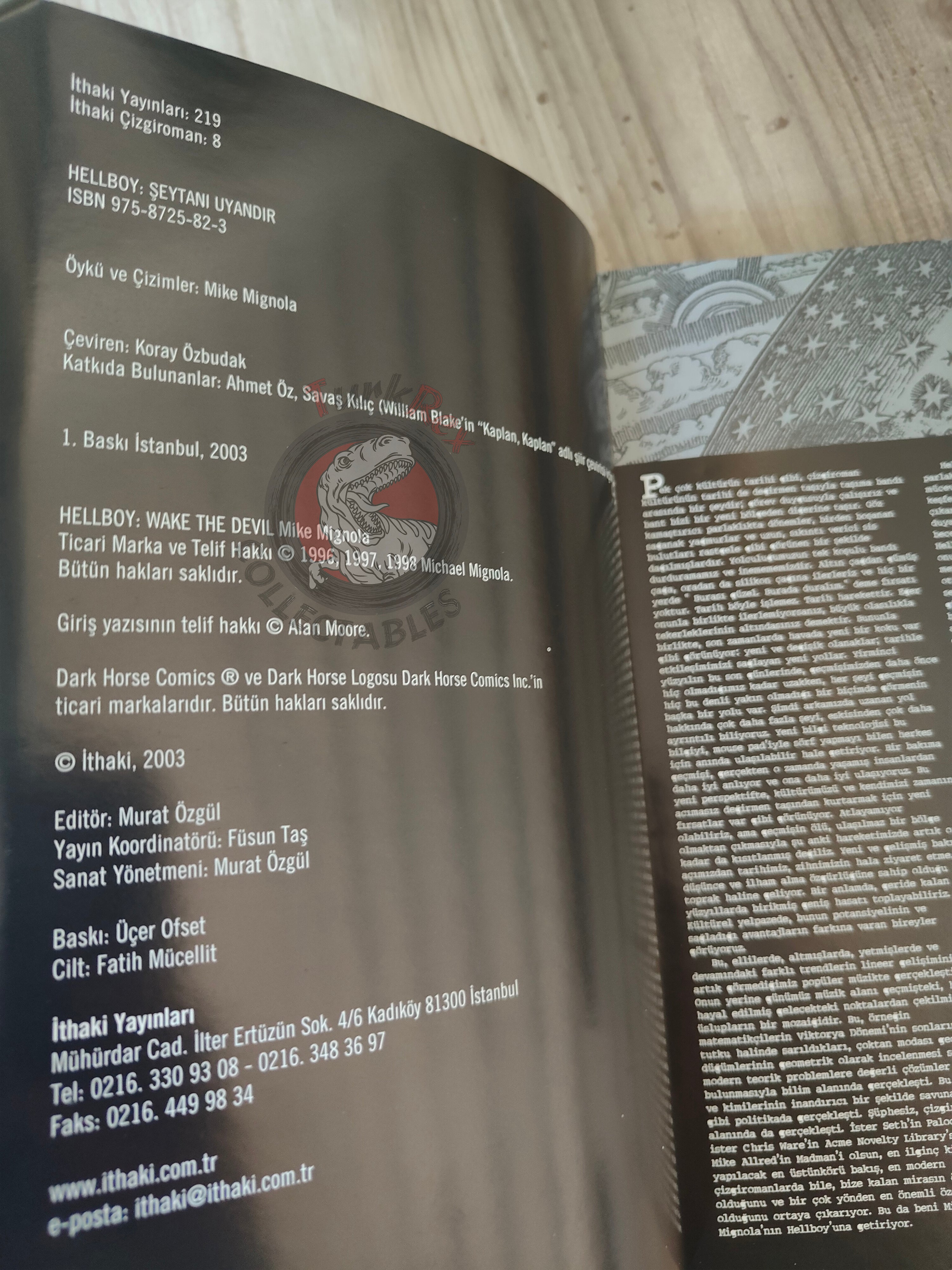 Hellboy – Wake the Devil 2003 Turkish Comic Turkey 1st