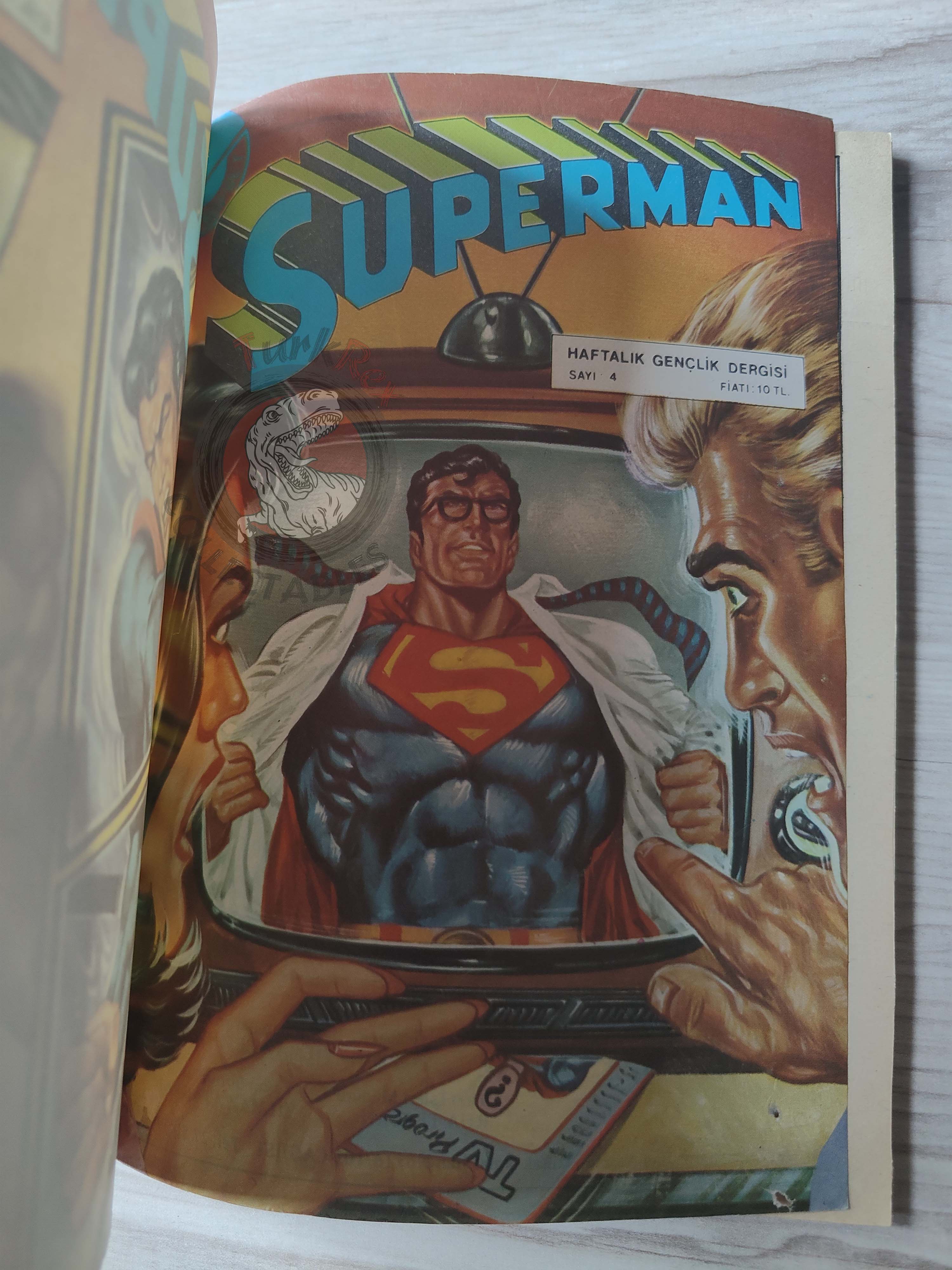 Superman Vol #2 1980s Turkish Comic Turkey #331 #326 #327 #328 Superboy #244 #232