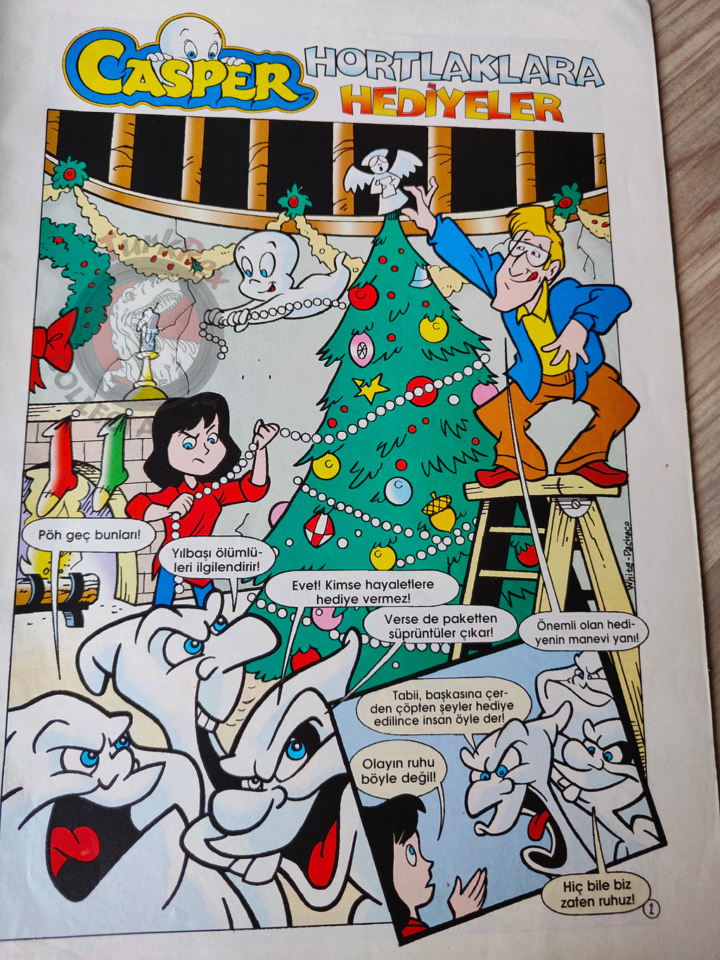 Casper the Friendly Ghost Magazine – Issue #29 1998 Turkish Comic Turkey