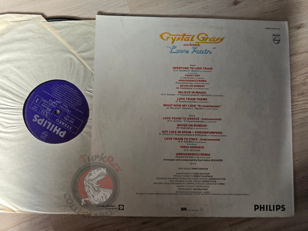 Crystal Grass With Kristi B. – Love Train Turkish Pressing Vinyl Turkey Edition