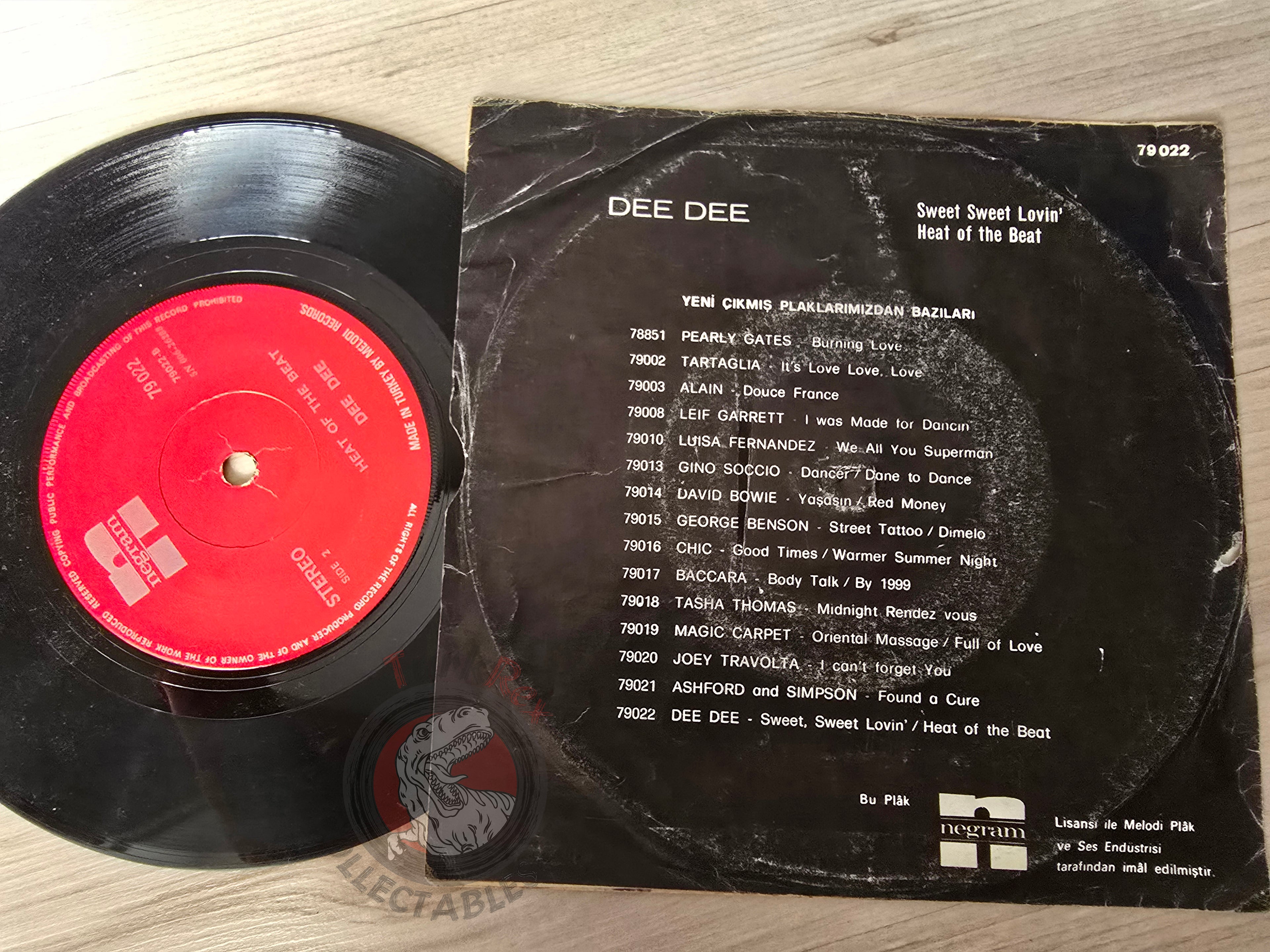 Dee Dee – Sweet, Sweet Lovin' 7" Turkish Pressing Vinyl Turkey Edition
