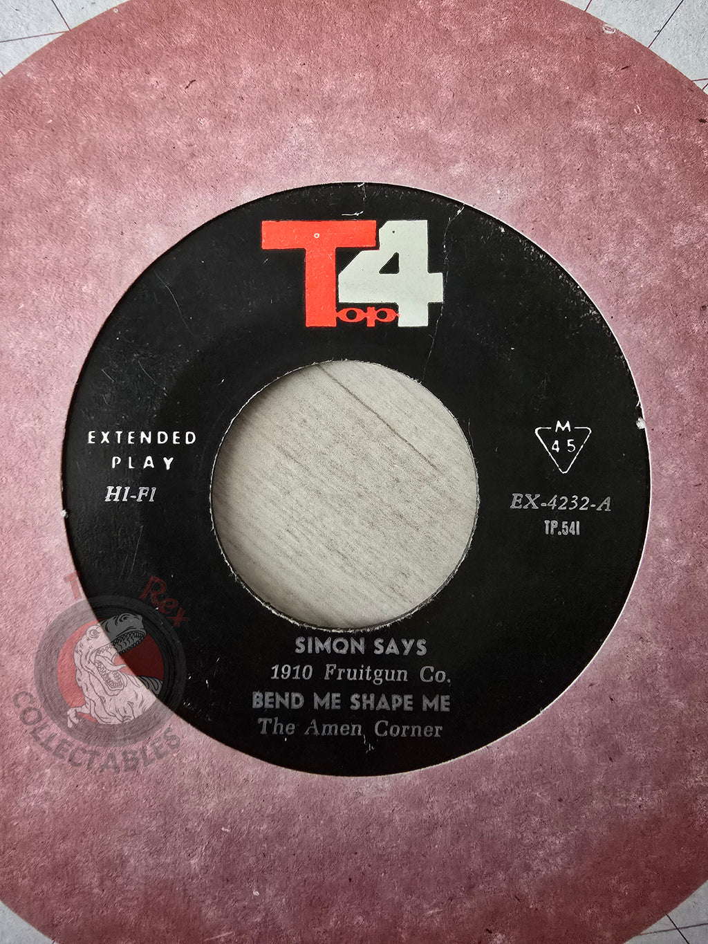 Amen Corner / 1910 Fruitgum Company / Tuesday Jackson / Miriam Makeba 7" Iran Pressing Vinyl Iranian Edition