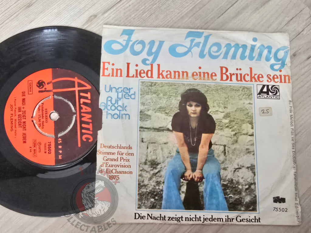 Joy Fleming – Ein Lied Kann Eine Brücke Sein 7" Turkish Pressing Vinyl Turkey Edition Eurovision
