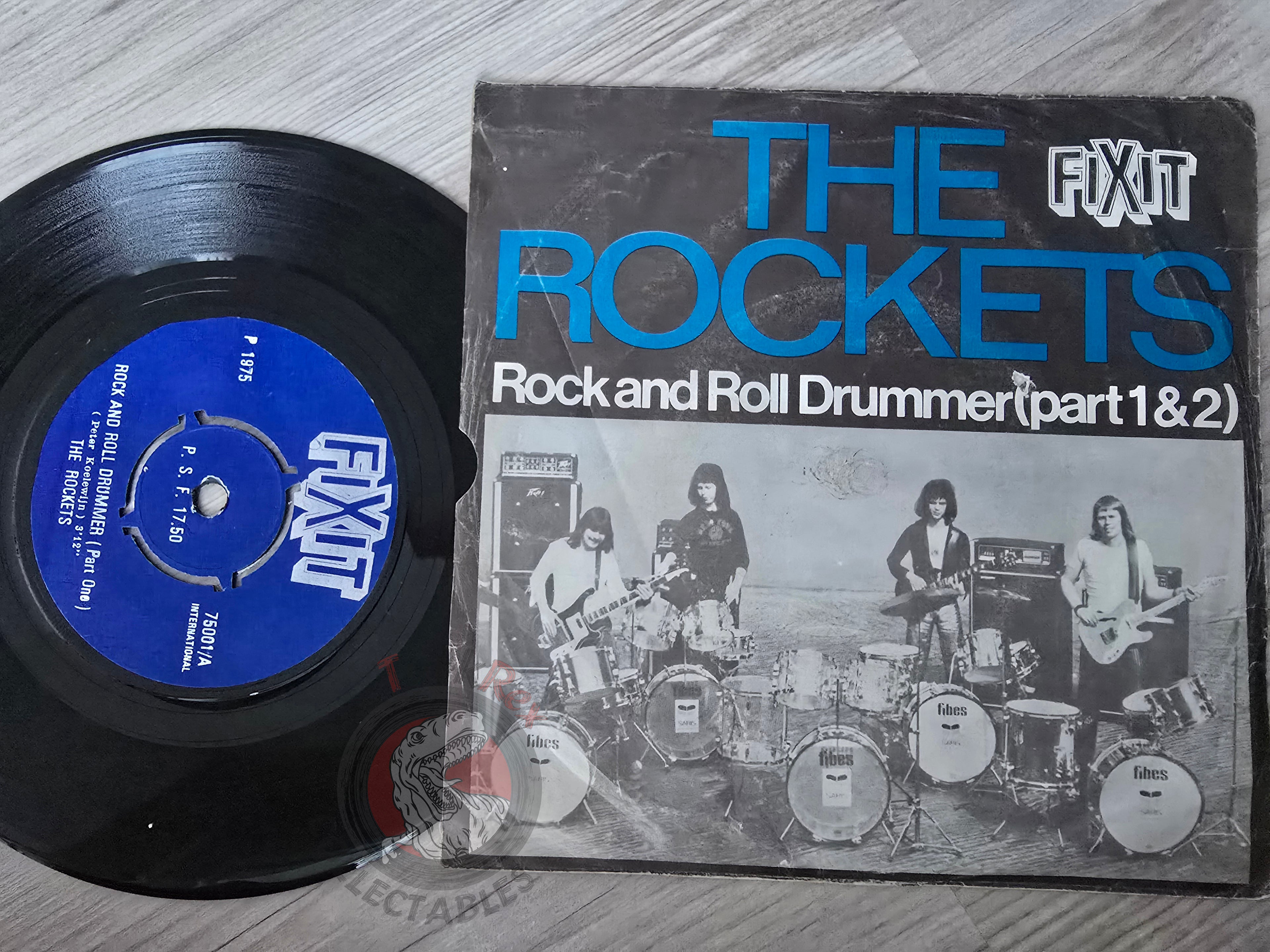 The Rockets – Rock And Roll Drummer 7" Turkish Pressing Vinyl Turkey Edition