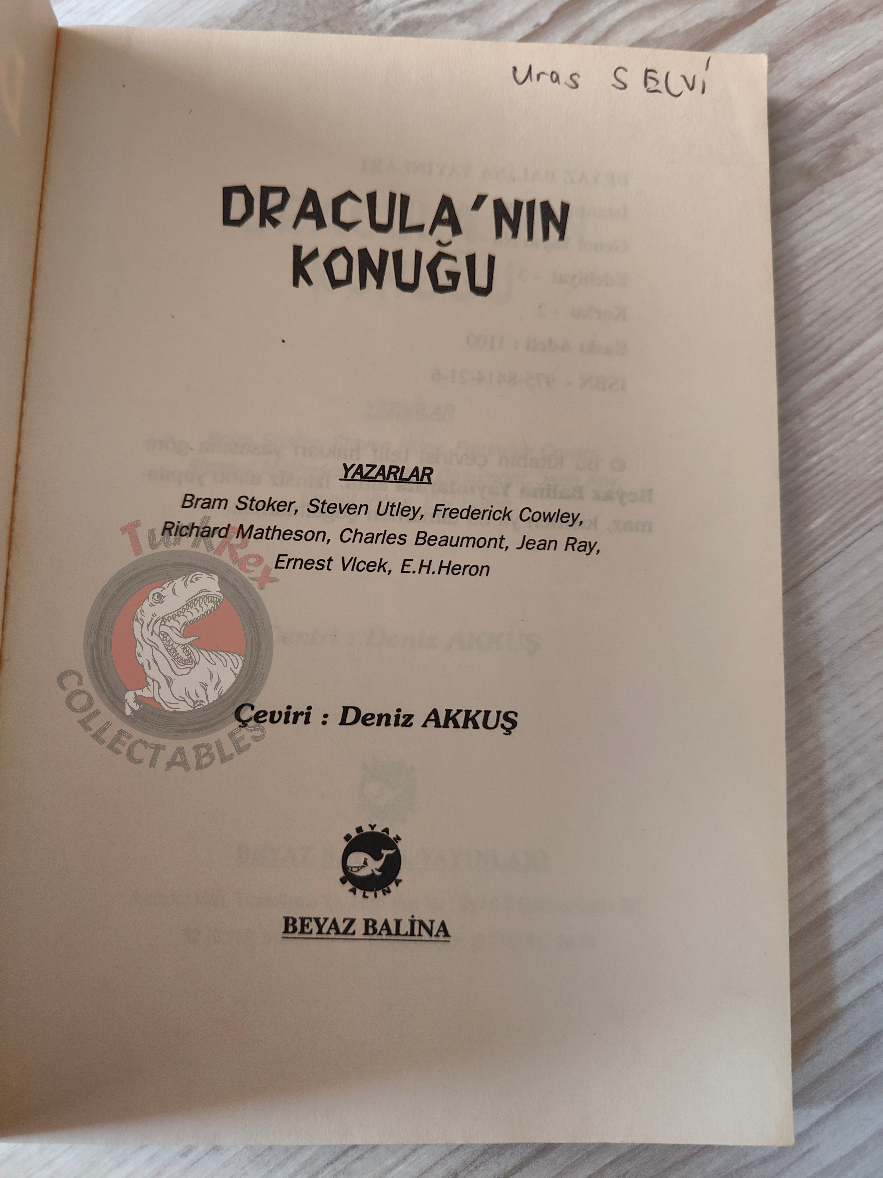 Bram Stoker – Dracula’s Guest 2000 Turkish Book Turkey Illustrated