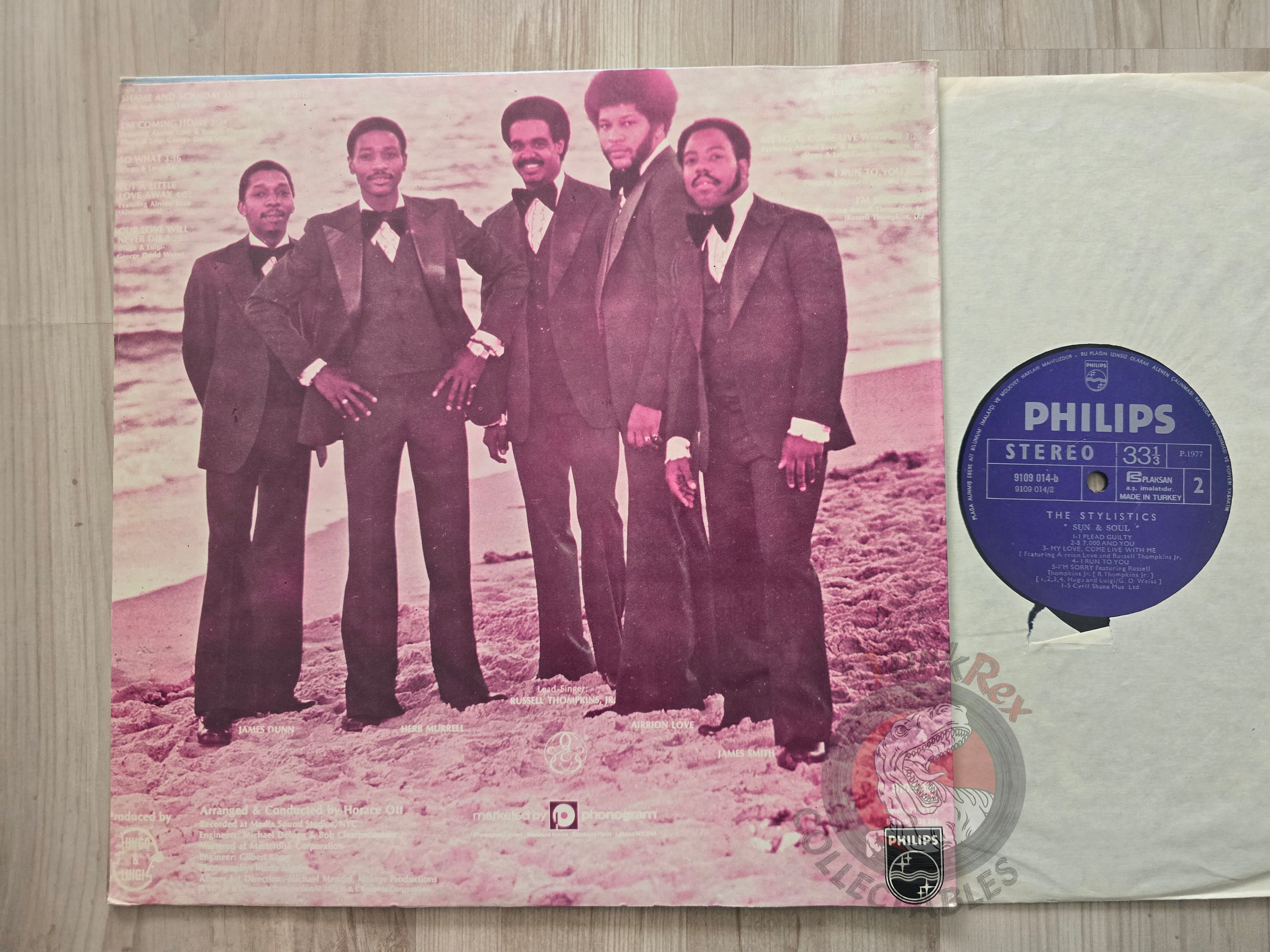 The Stylistics – Sun & Soul Turkish Pressing Vinyl Turkey Edition