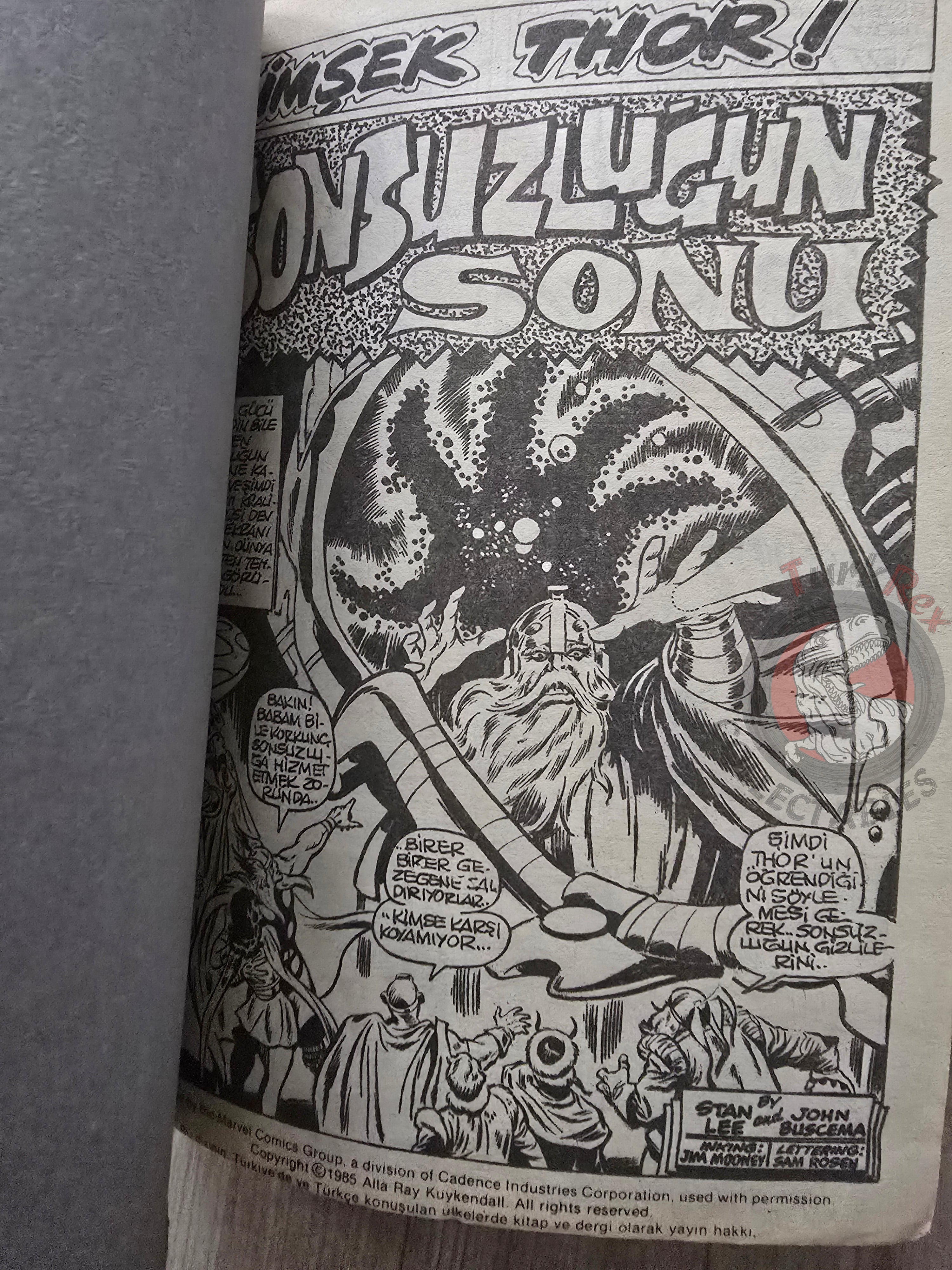 Thor Vol #2 1987 Turkish Comic Turkey The Mighty Thor #188–196 cover #180