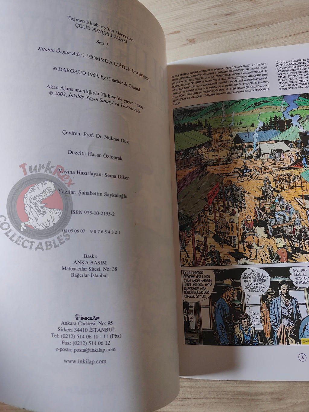Blueberry #8 – Steel Fingers 2004 1st Edition Turkish Comic Turkey