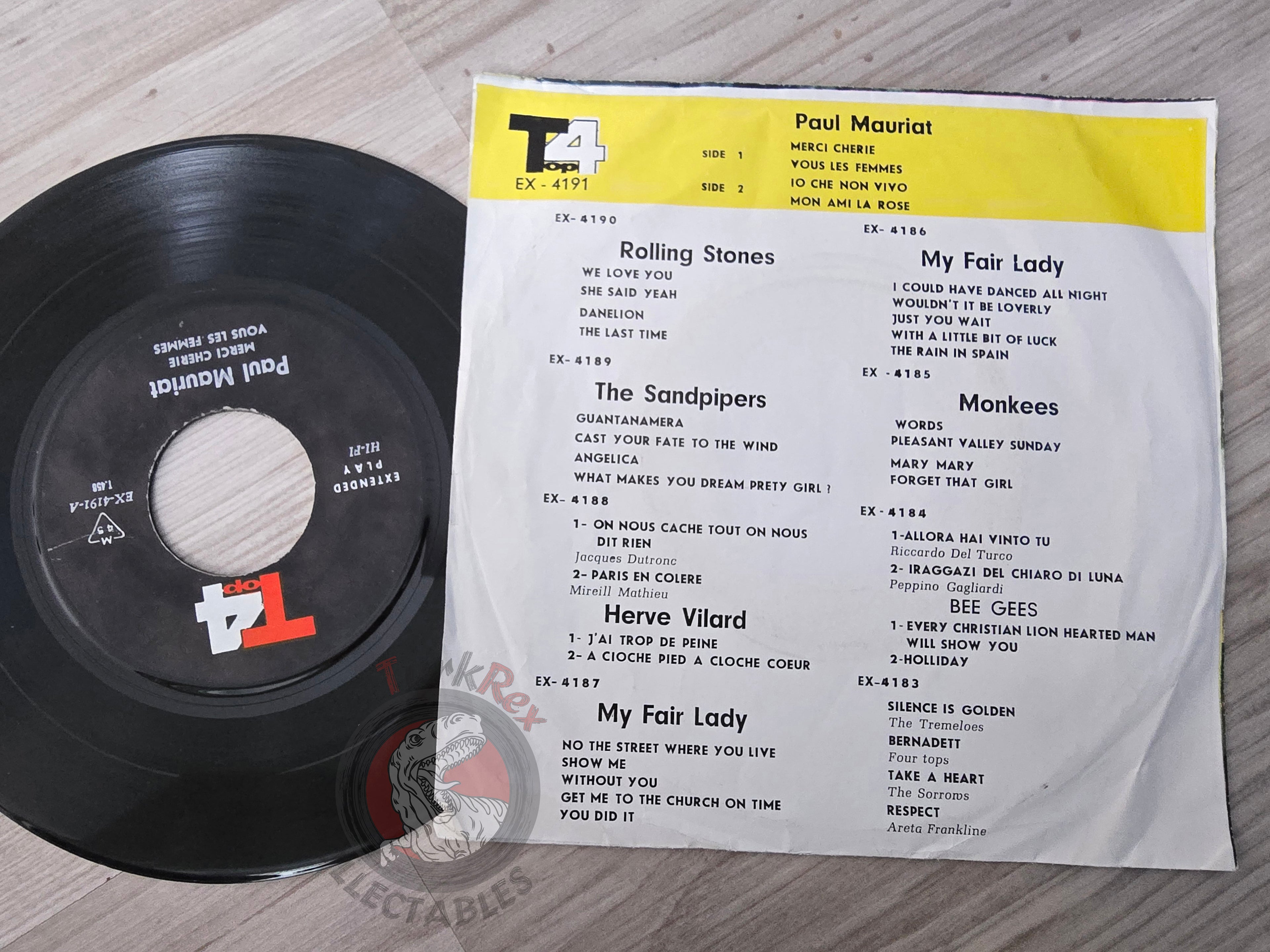 Paul Mauriat – Merci Cherie 7" Iran Pressing Vinyl Iranian Edition