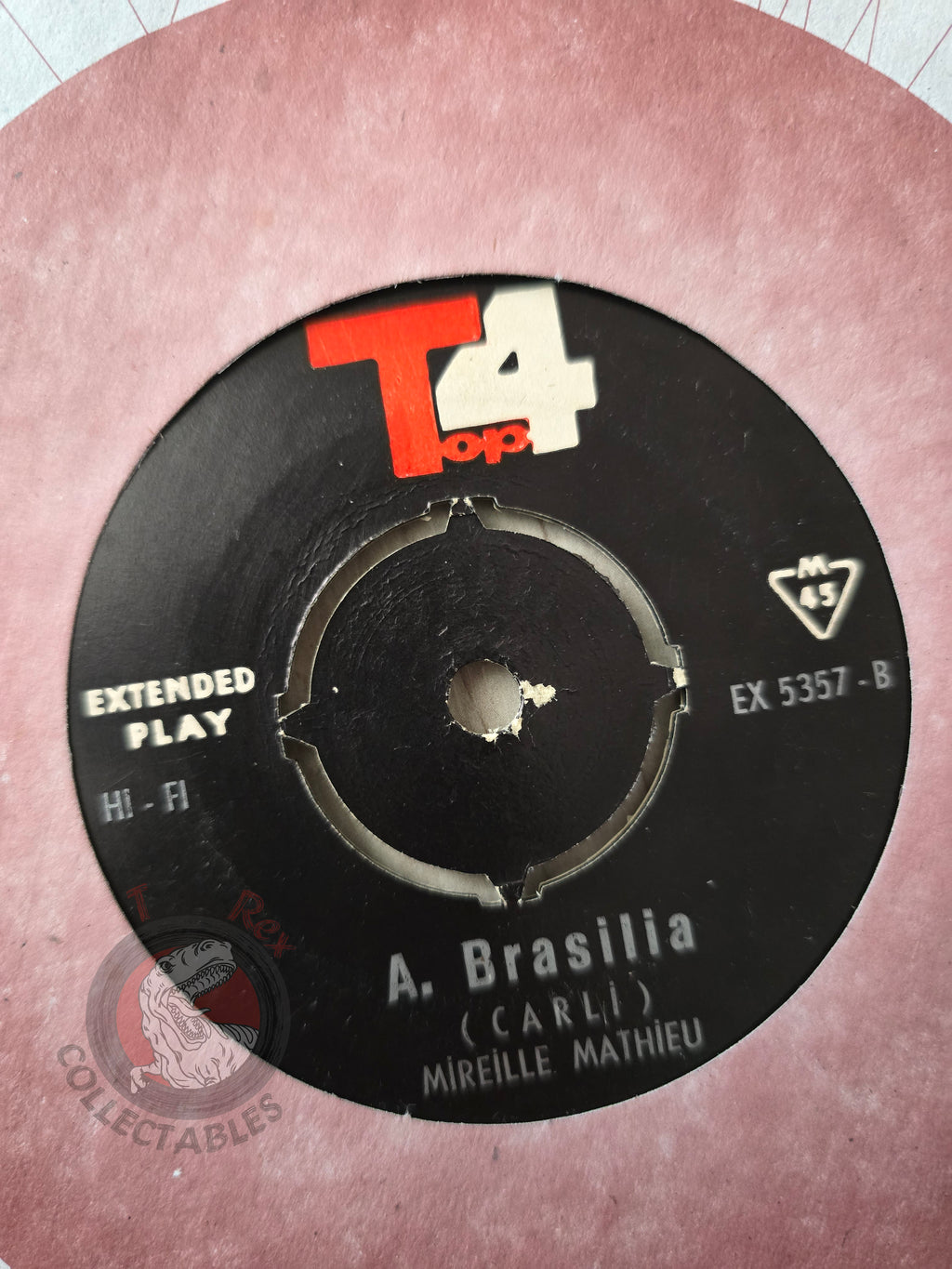 Mireille Mathieu – Acropolis Adieu 7" Iran Pressing Vinyl Iranian Edition
