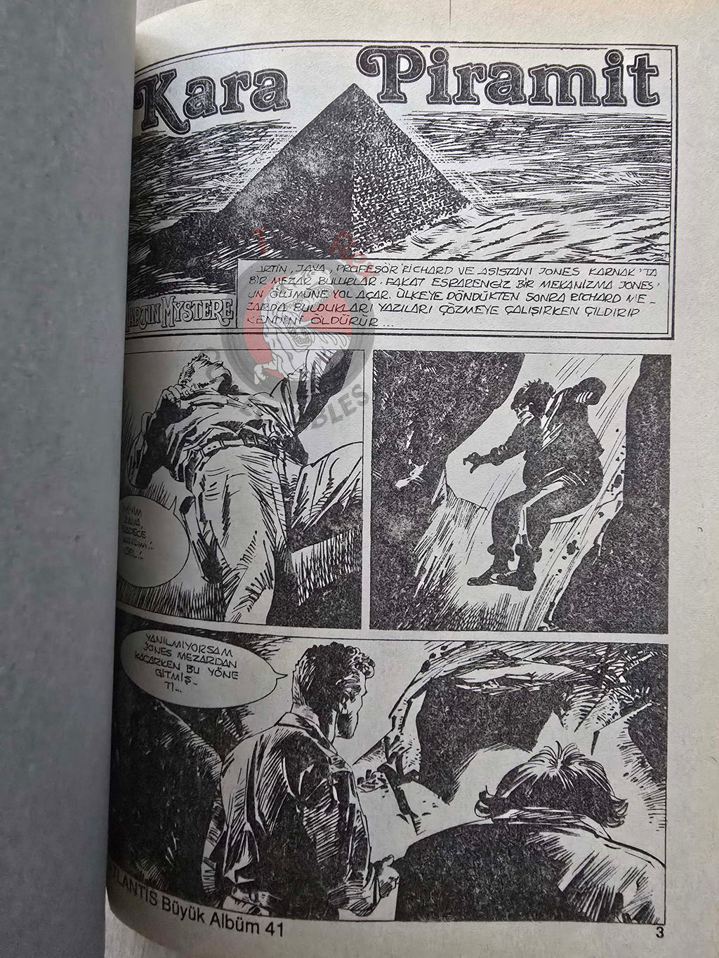 Martin Mystère #41 Il Sorriso Venuto Dal Passato 80s Turkish Comic Turkey #99 #101
